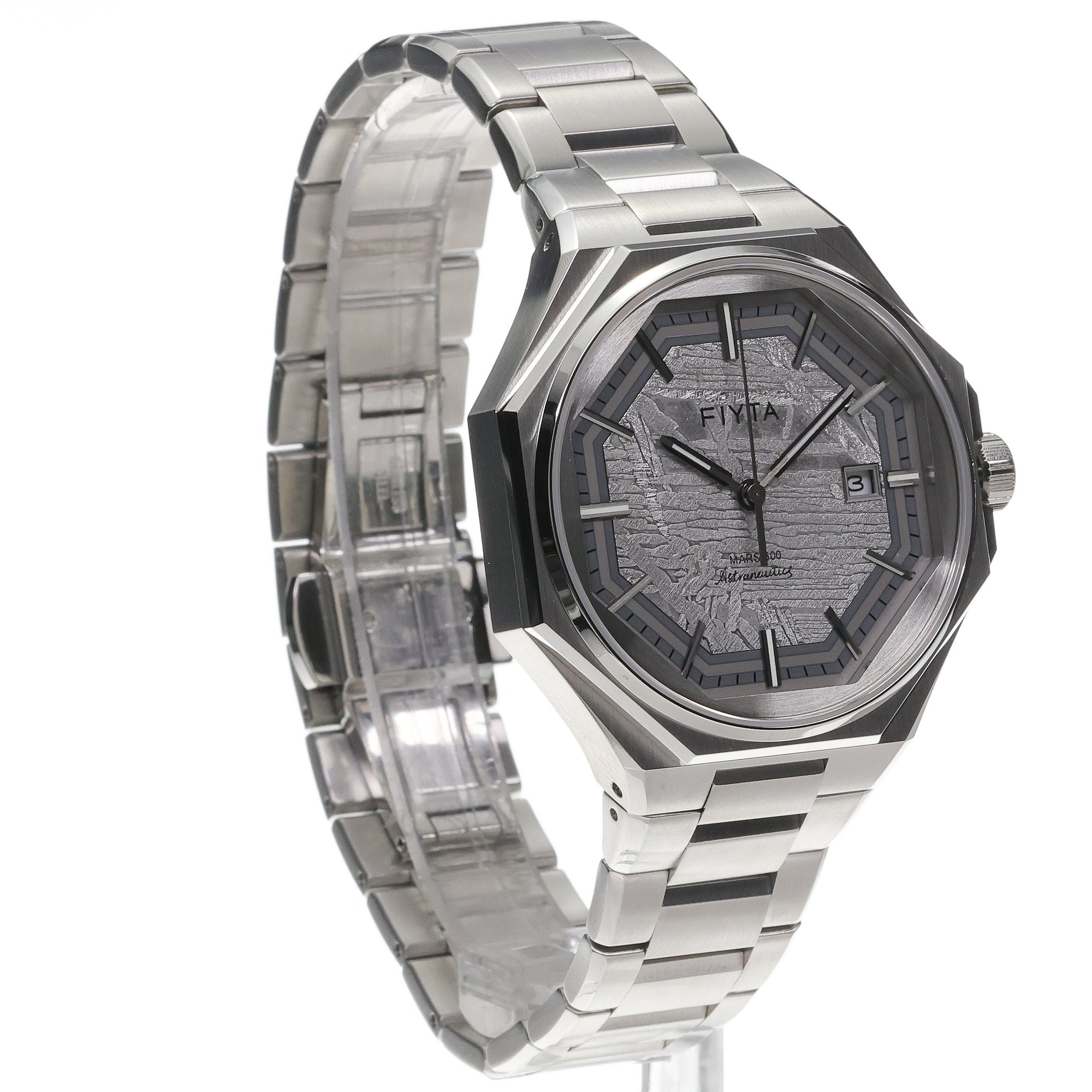 Fiyta GA880007WHW Męskie Space Exploration Aeronautic Mars 500 Meteorite Automatic zegarek męski klasyczny szafirowe - miniatura 3