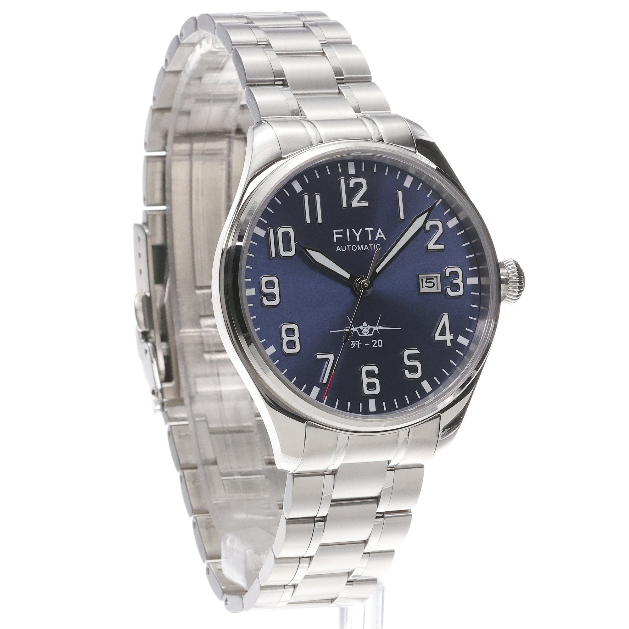 Fiyta GA881013WLW zegarek srebrny klasyczny Męskie bransoleta - miniatura 3