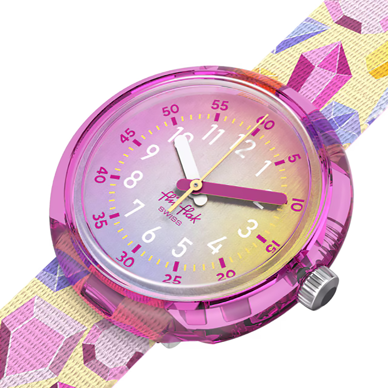 Flik Flak FPNP155 SPARKLING GEMSTONES zegarek klasyczny Power Time - miniatura 3