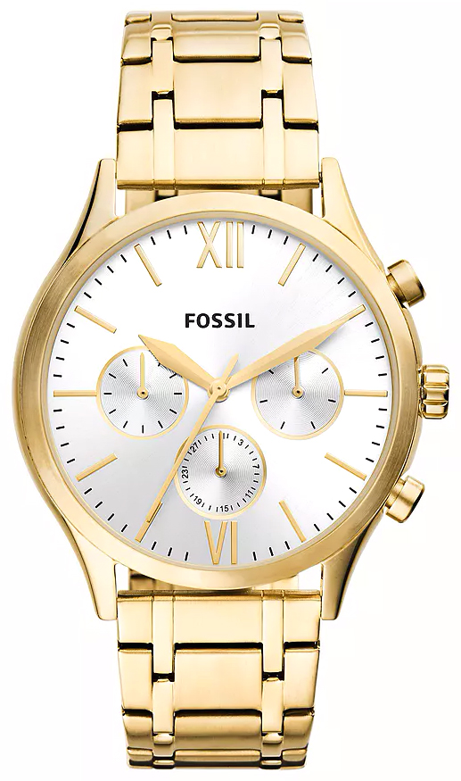 Fossil FENMORE MULTIFUNCTION Gold Stainless Steel 44mm BQ2809