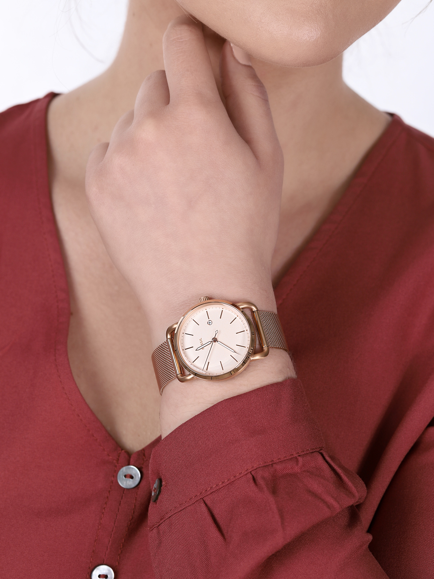Fossil ES4333 zegarek damski fashion/modowy The Commuter bransoleta - miniatura 3