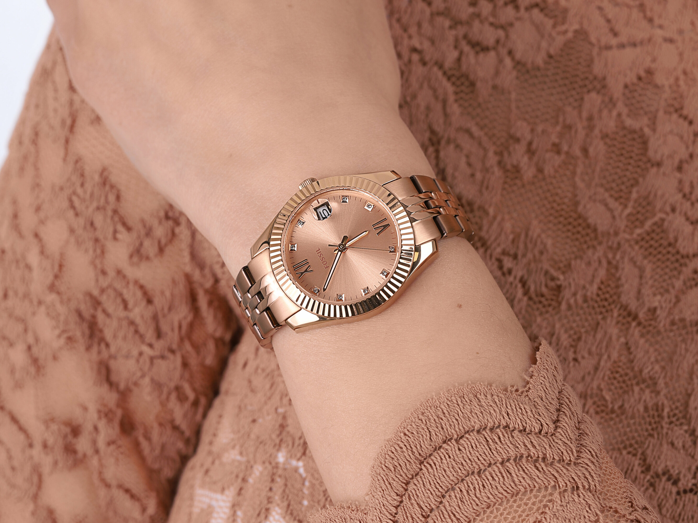Fossil ES4898 Scarlette SCARLETTE MINI zegarek damski klasyczny mineralne - miniatura 7