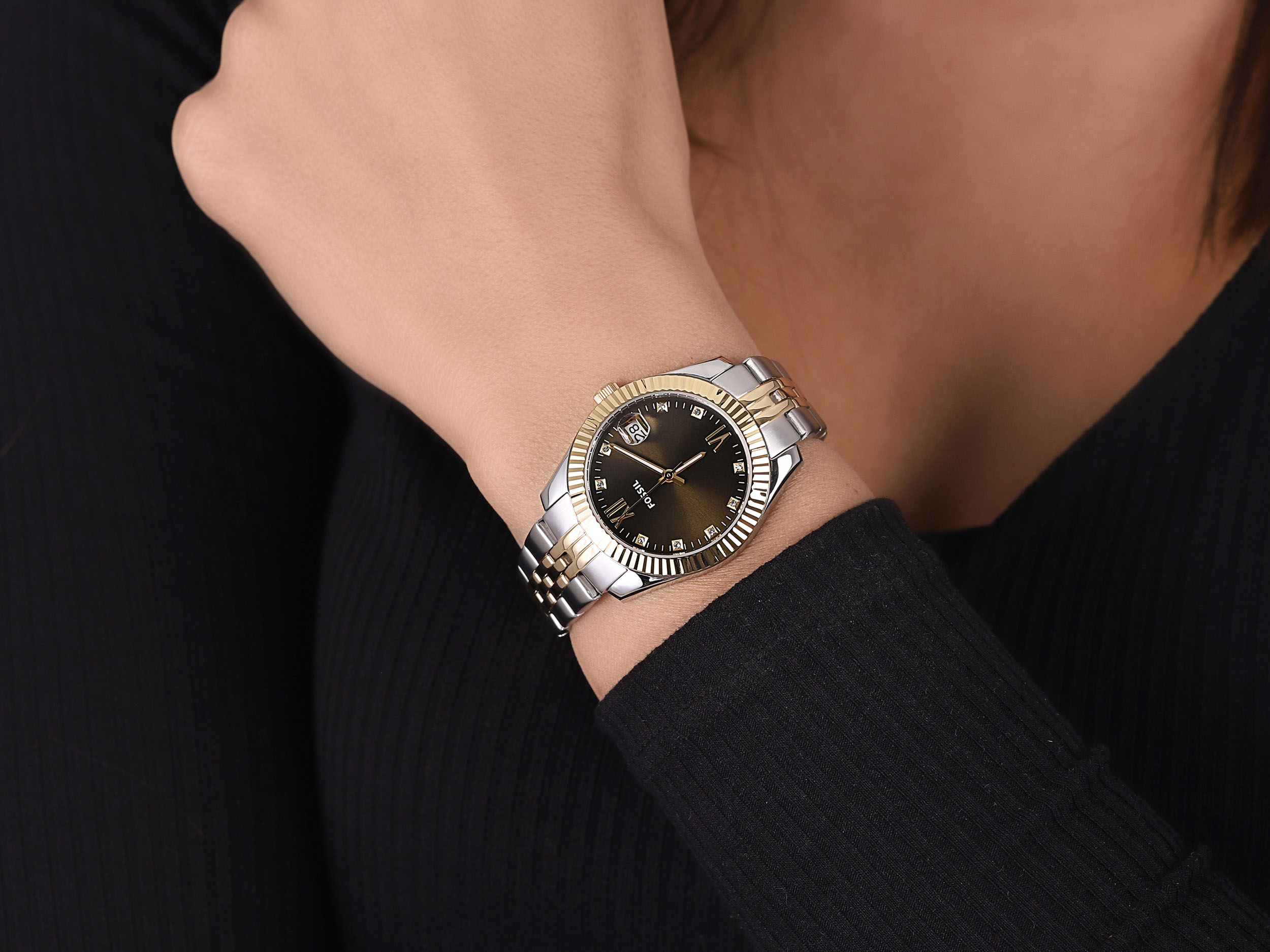 Fossil ES5123 zegarek srebrny fashion/modowy Scarlette bransoleta - miniatura 4