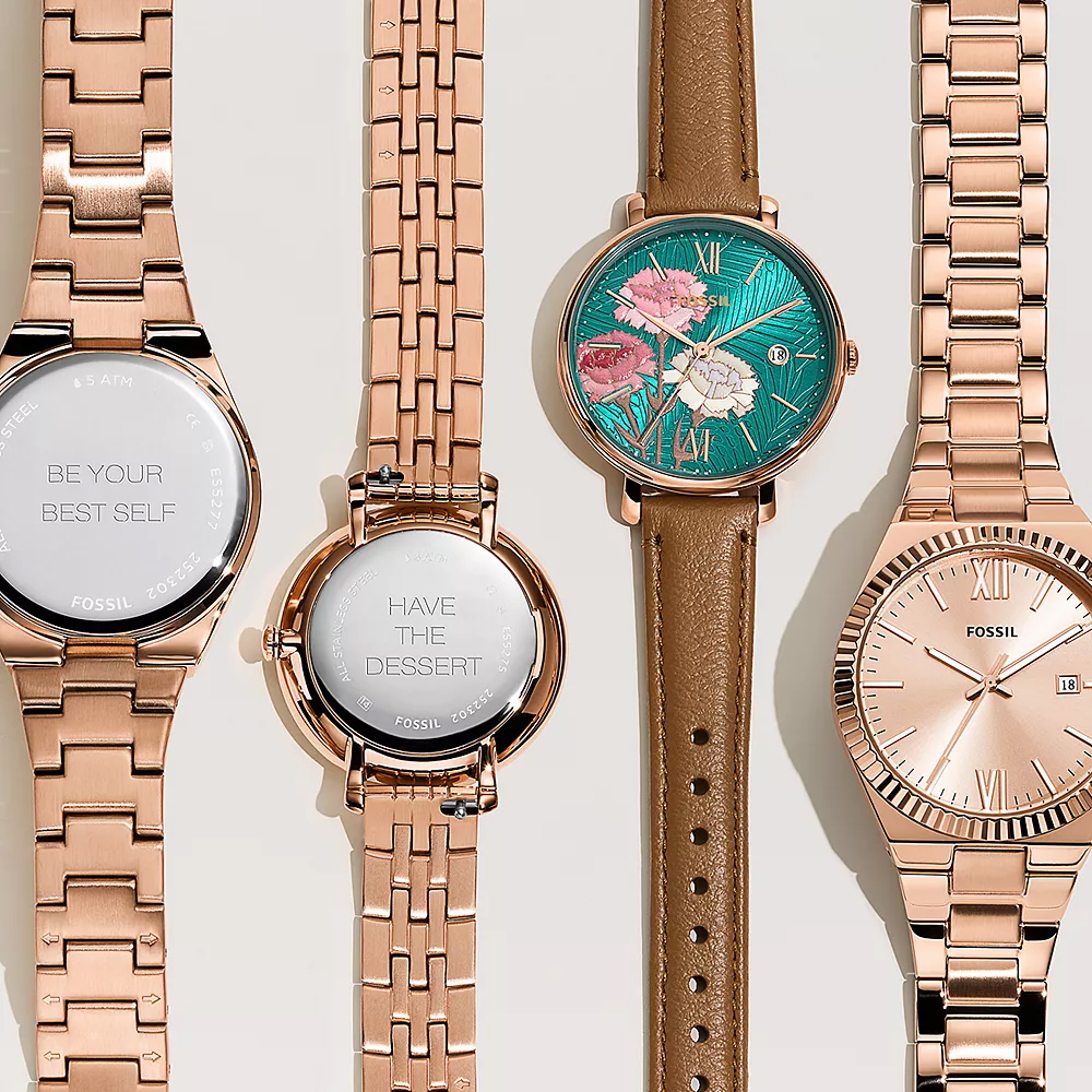 Fossil ES5258 zegarek różowe złoto fashion-modowy Damskie bransoleta - miniatura 9