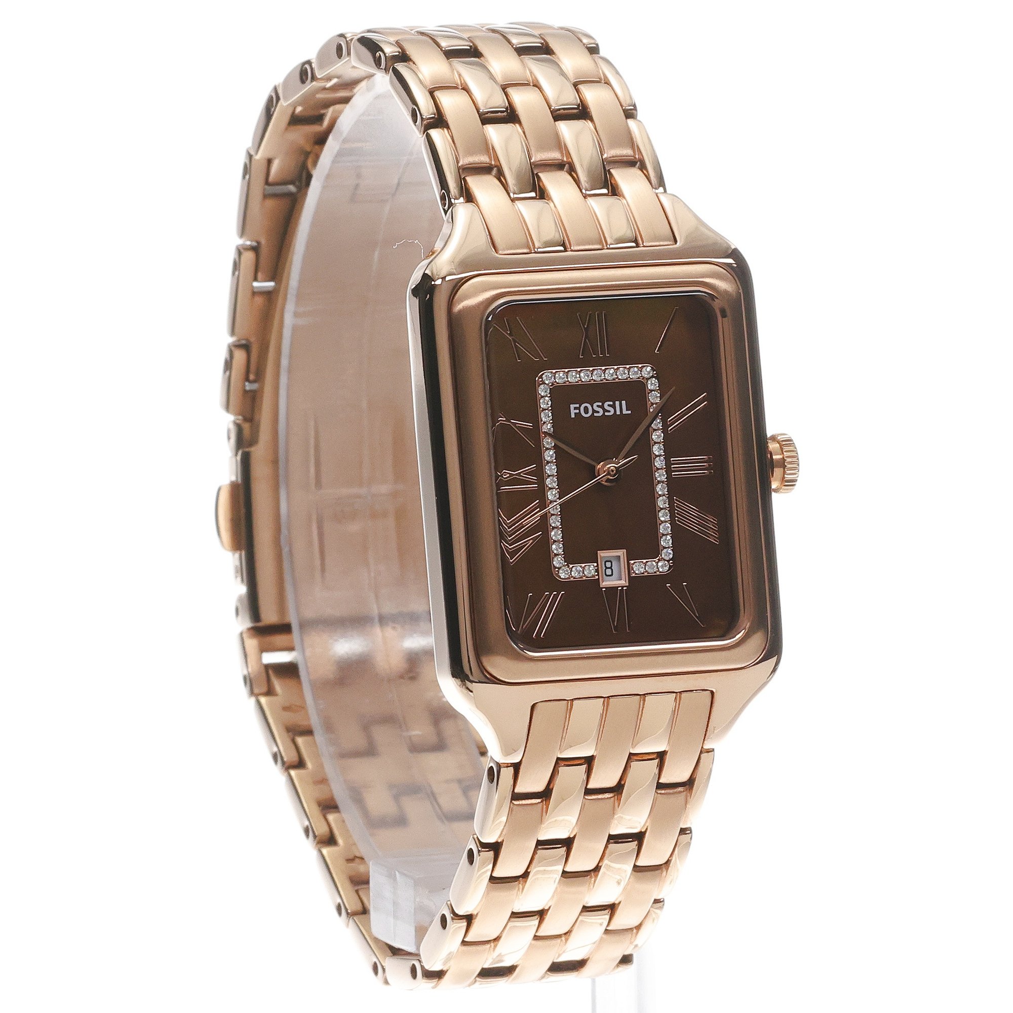 Fossil ES5323 Damskie RAQUEL Rose Gold Stainless Steel 26mm zegarek damski klasyczny mineralne - miniatura 3