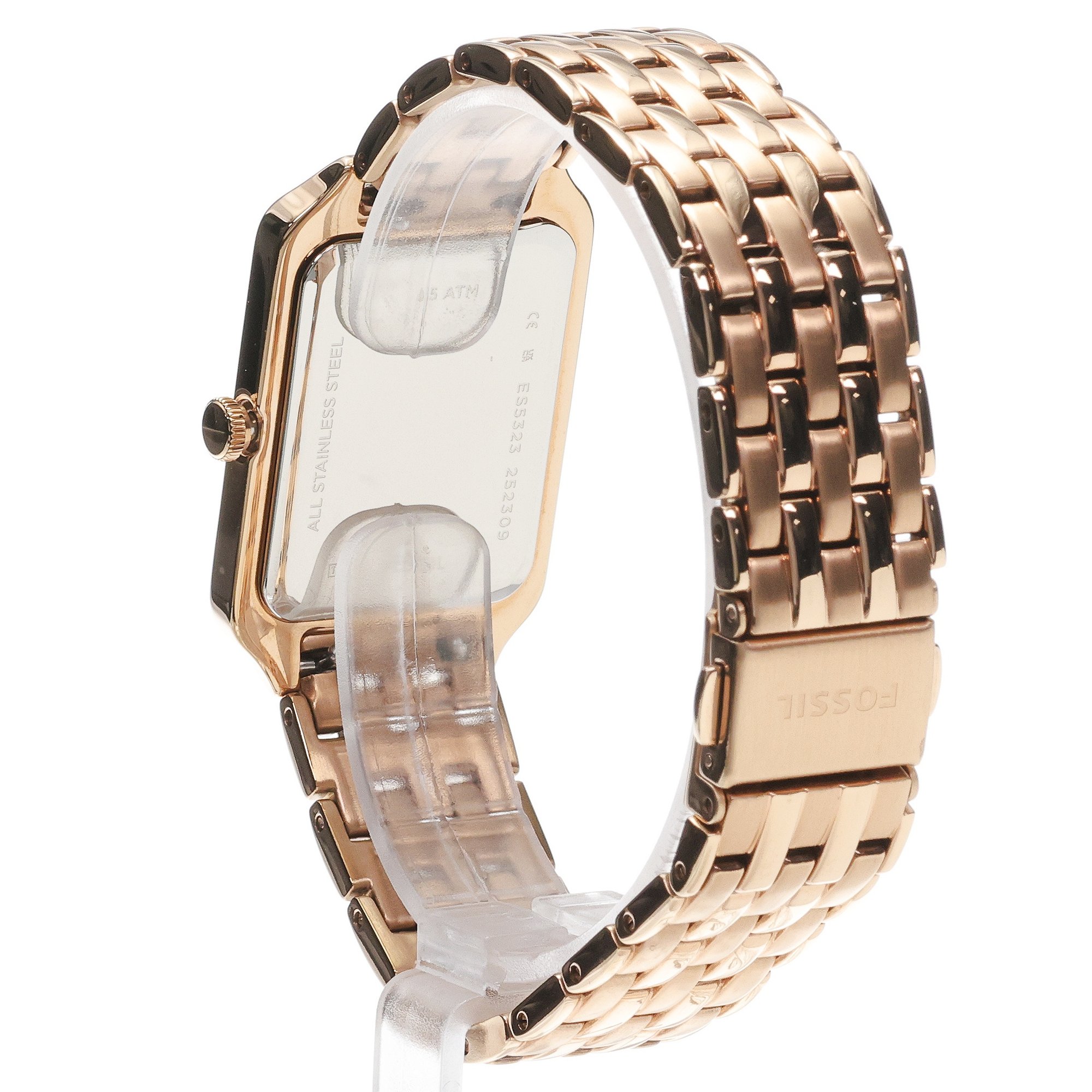 Fossil ES5323 RAQUEL Rose Gold Stainless Steel 26mm Damskie klasyczny zegarek różowe złoto - miniatura 4