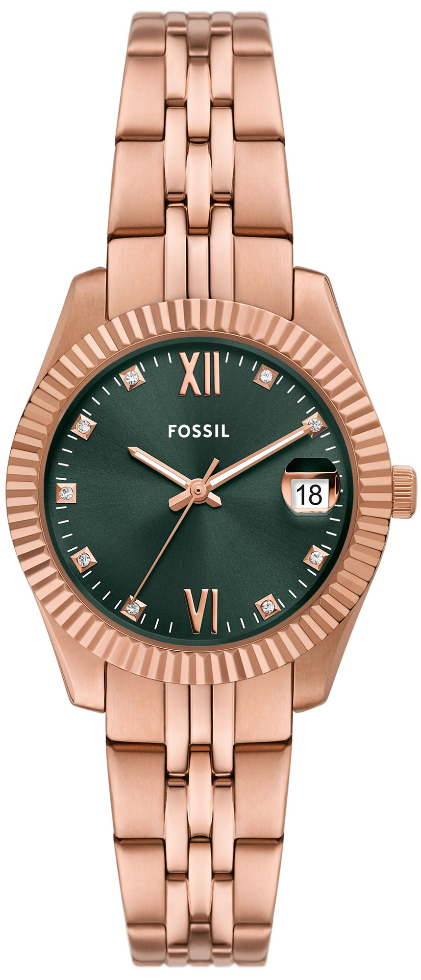 Fossil SCARLETTE Rose Gold Stainless Steel 32mm ES5369