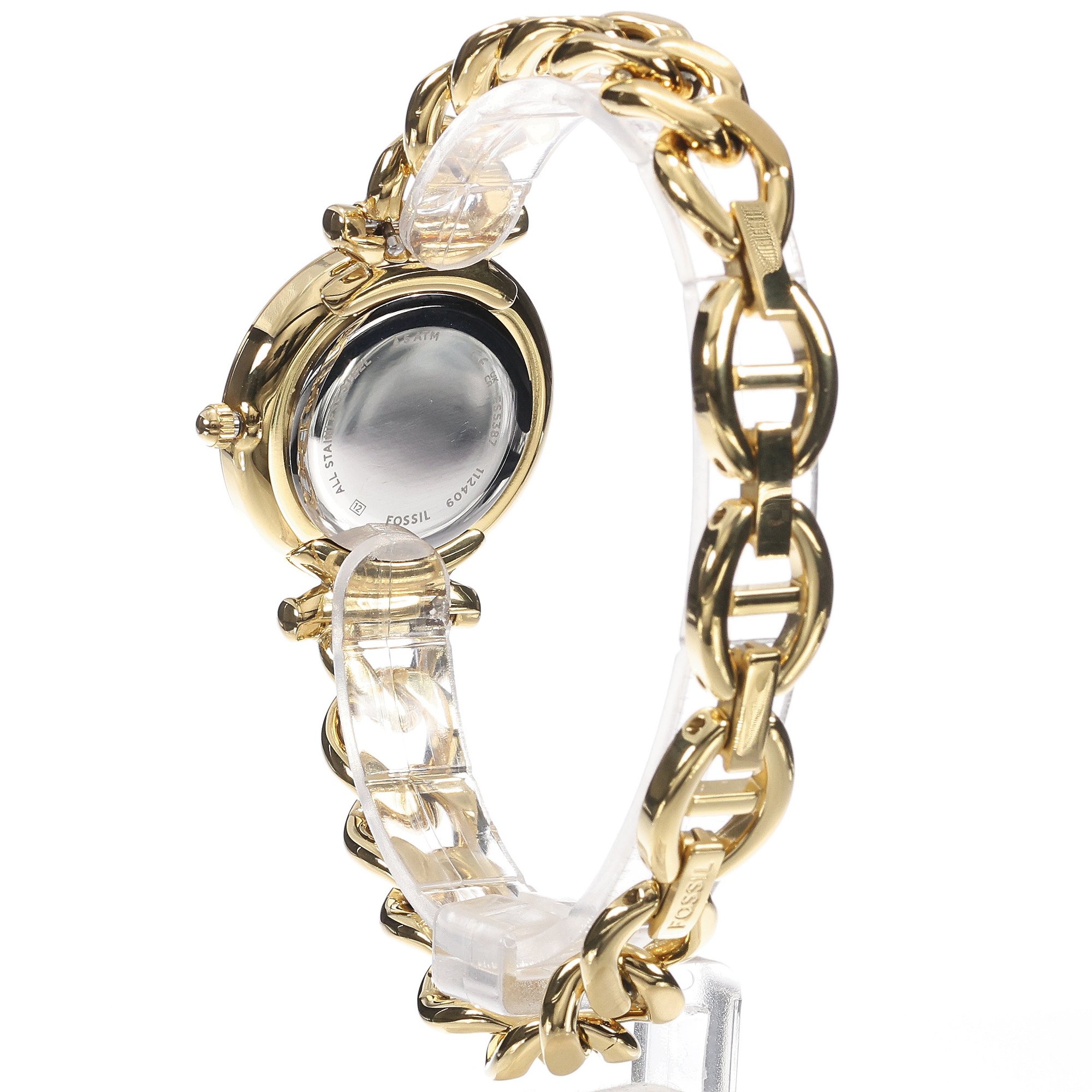 Fossil ES5387SET Damskie Gold Stainless Steel Gift Set 28mm zegarek damski biżuteryjny mineralne