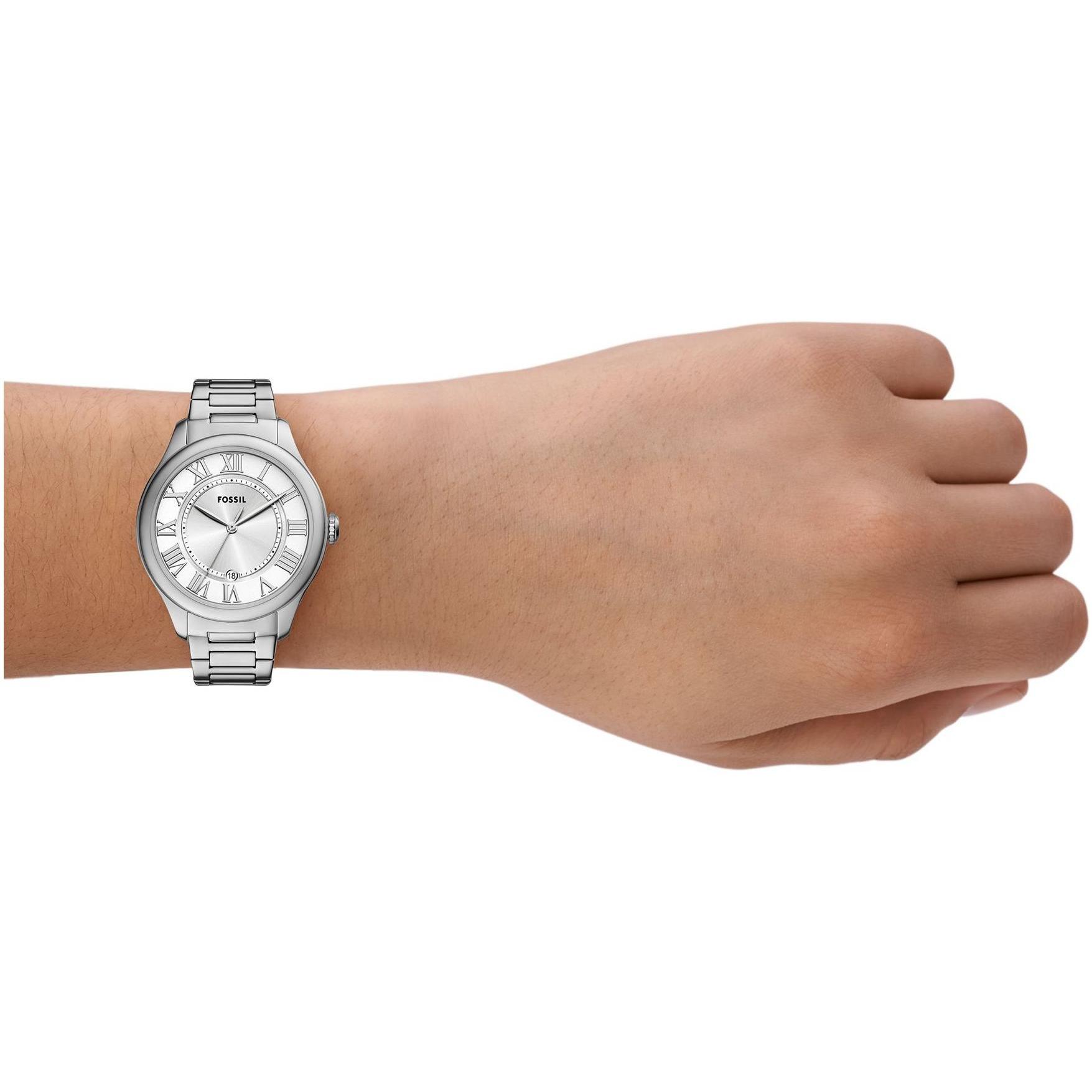 Fossil ES5393 Gilmore Stainless Steel 38mm Fossil klasyczny zegarek srebrny - miniatura 8