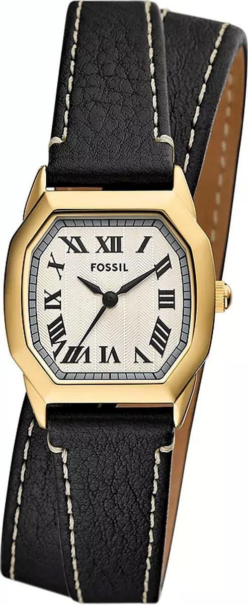 Harlow Black Leather Strap 27mm Fossil ES5404 