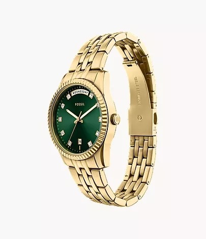 Fossil ES5460 zegarek złoty fashion-modowy Damskie bransoleta - miniatura 8
