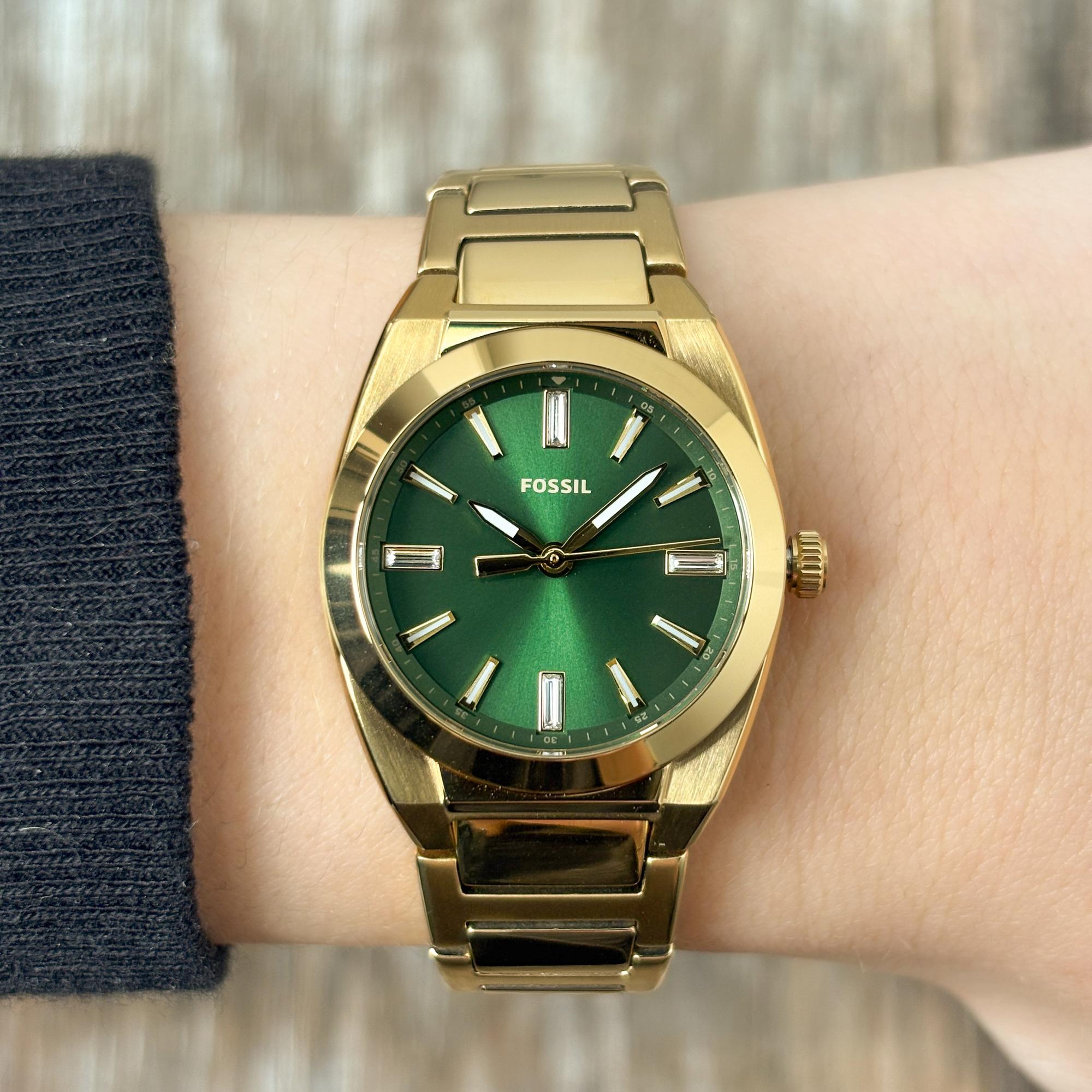 Fossil ES5493 zegarek damski Damskie złoty - miniatura 14