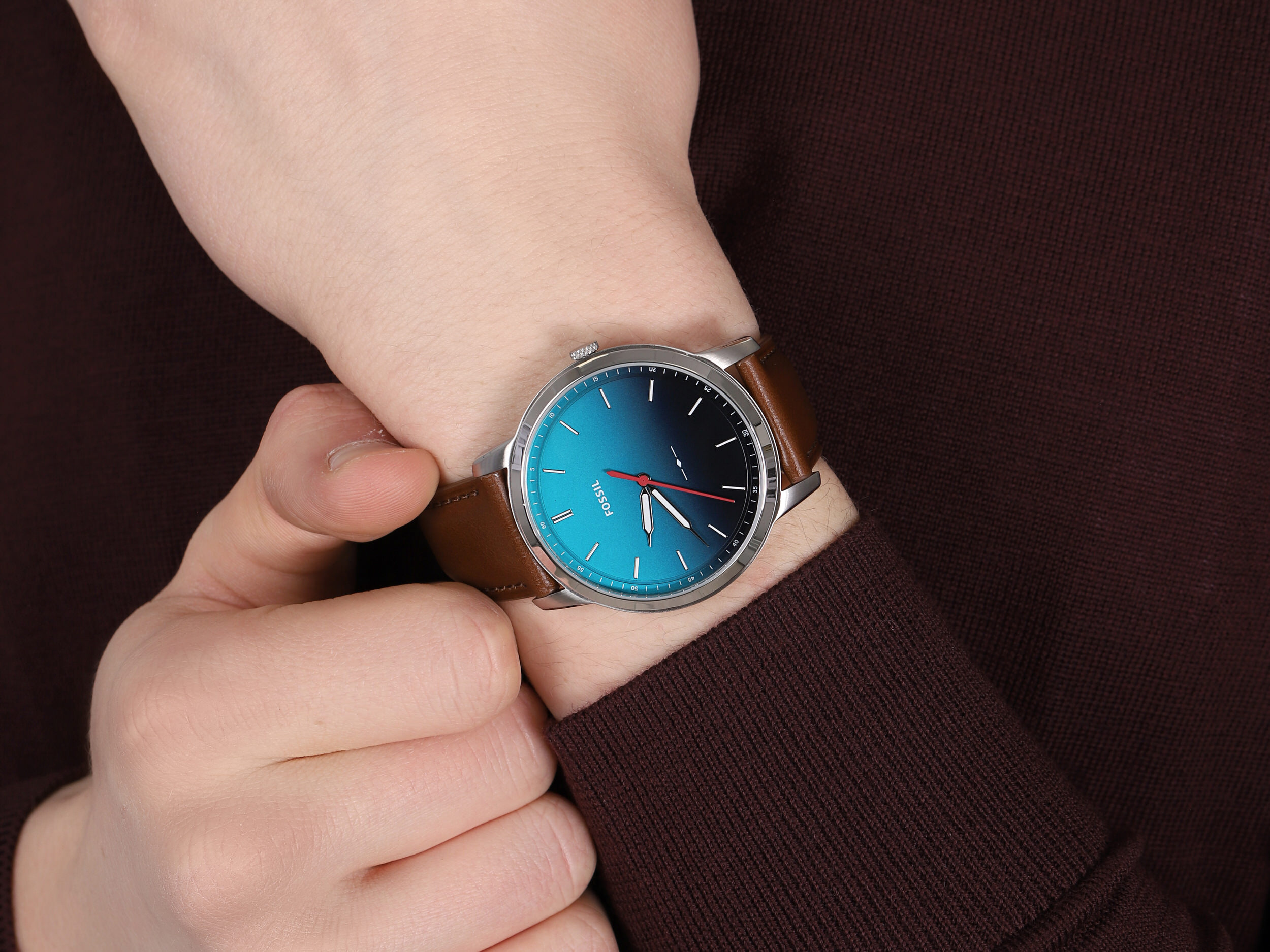 Fossil FS5440 męski zegarek The Minimalist pasek - miniatura 4