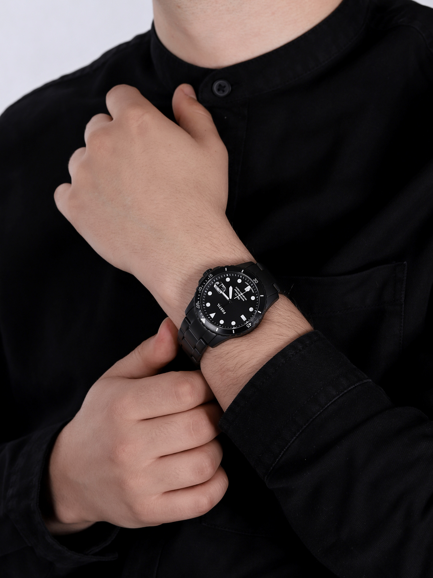 Fossil FS5659 zegarek męski klasyczny FB-01 bransoleta - miniatura 3