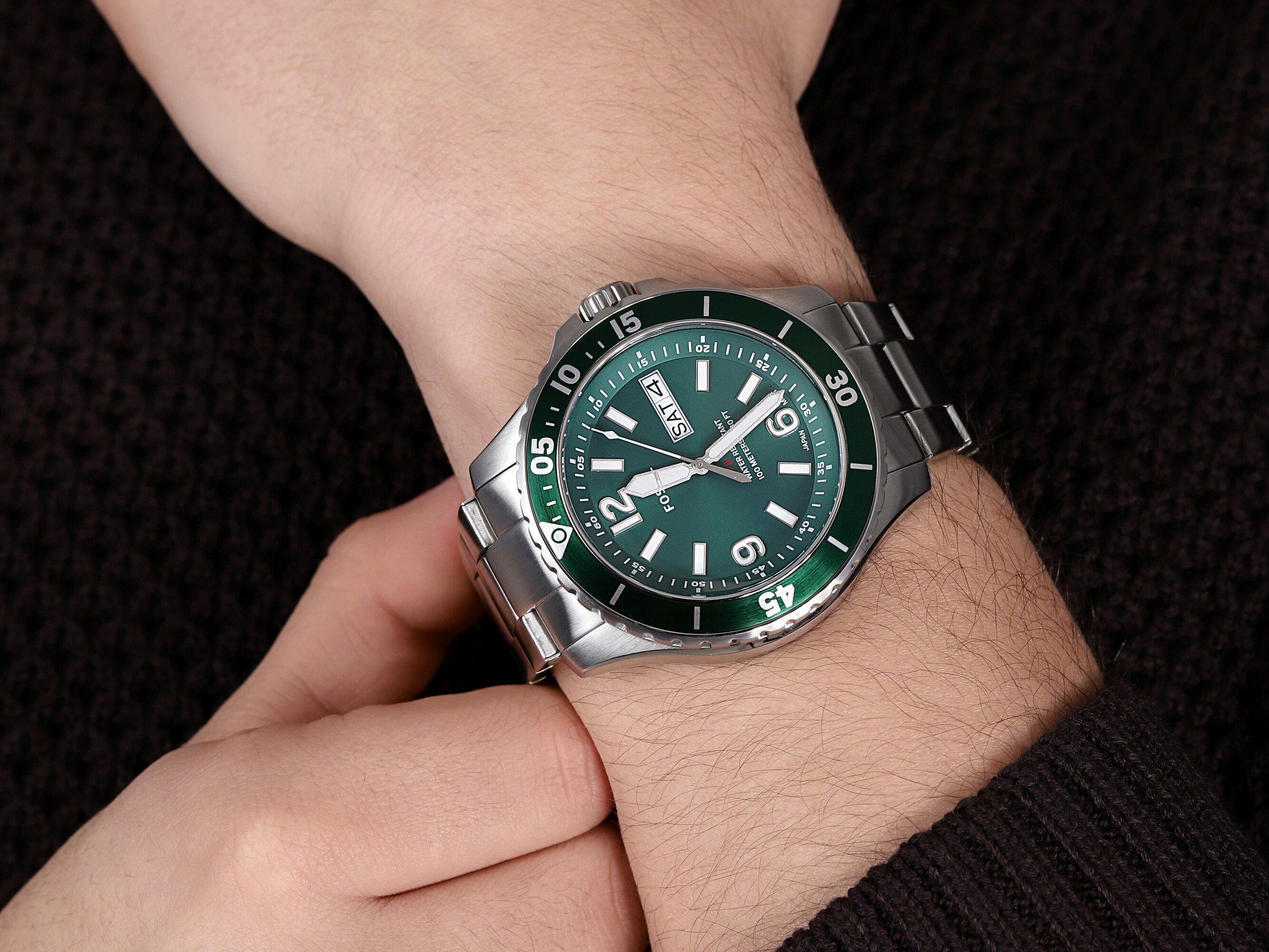 Fossil FS5690 zegarek srebrny klasyczny FB-02 bransoleta - miniatura 4