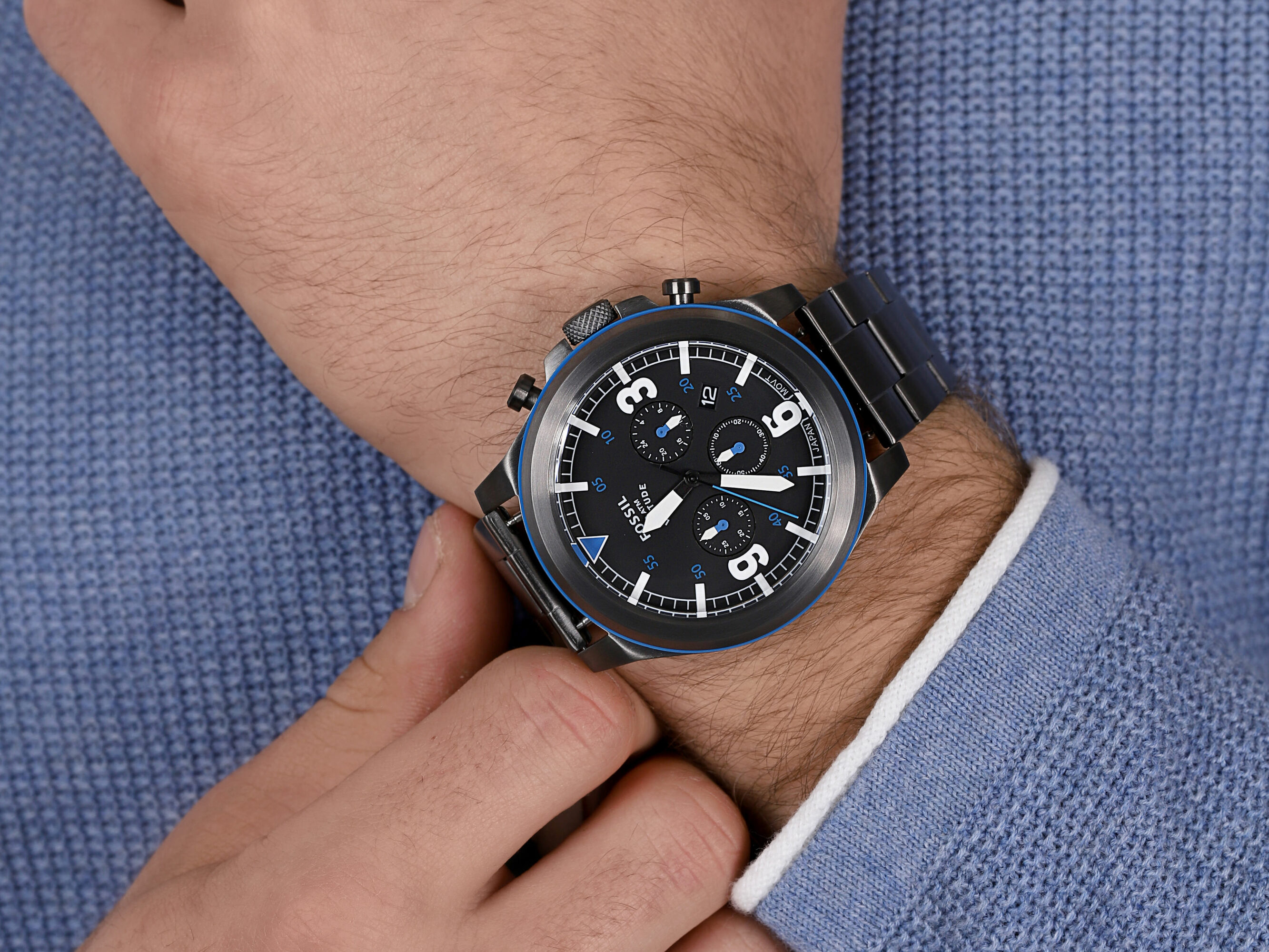 Fossil FS5753 LATITUDE CHRONOGRAPH zegarek klasyczny Latitude - miniatura 4