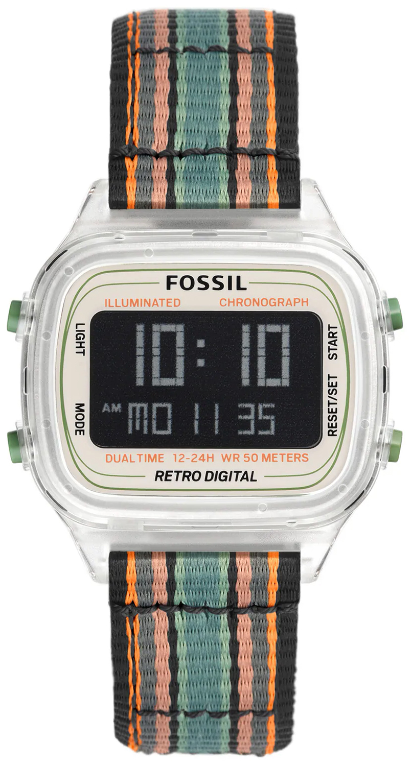 Fossil RETRO rPET DIGITAL LCD FS5895