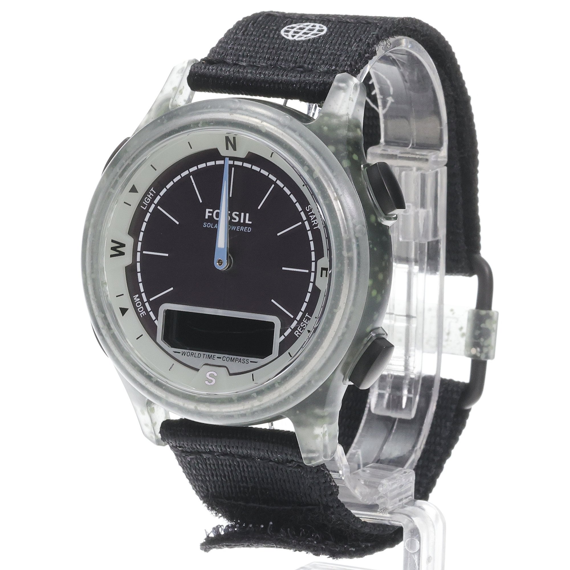 Fossil FS5913 Męskie SOLAR Black rPET Strap 42mm zegarek męski sportowy mineralne - miniatura 2