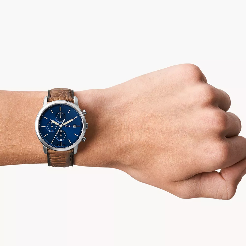 Fossil FS5928 MINIMALIST CHRONOGRAPH zegarek klasyczny Męskie - miniatura 4