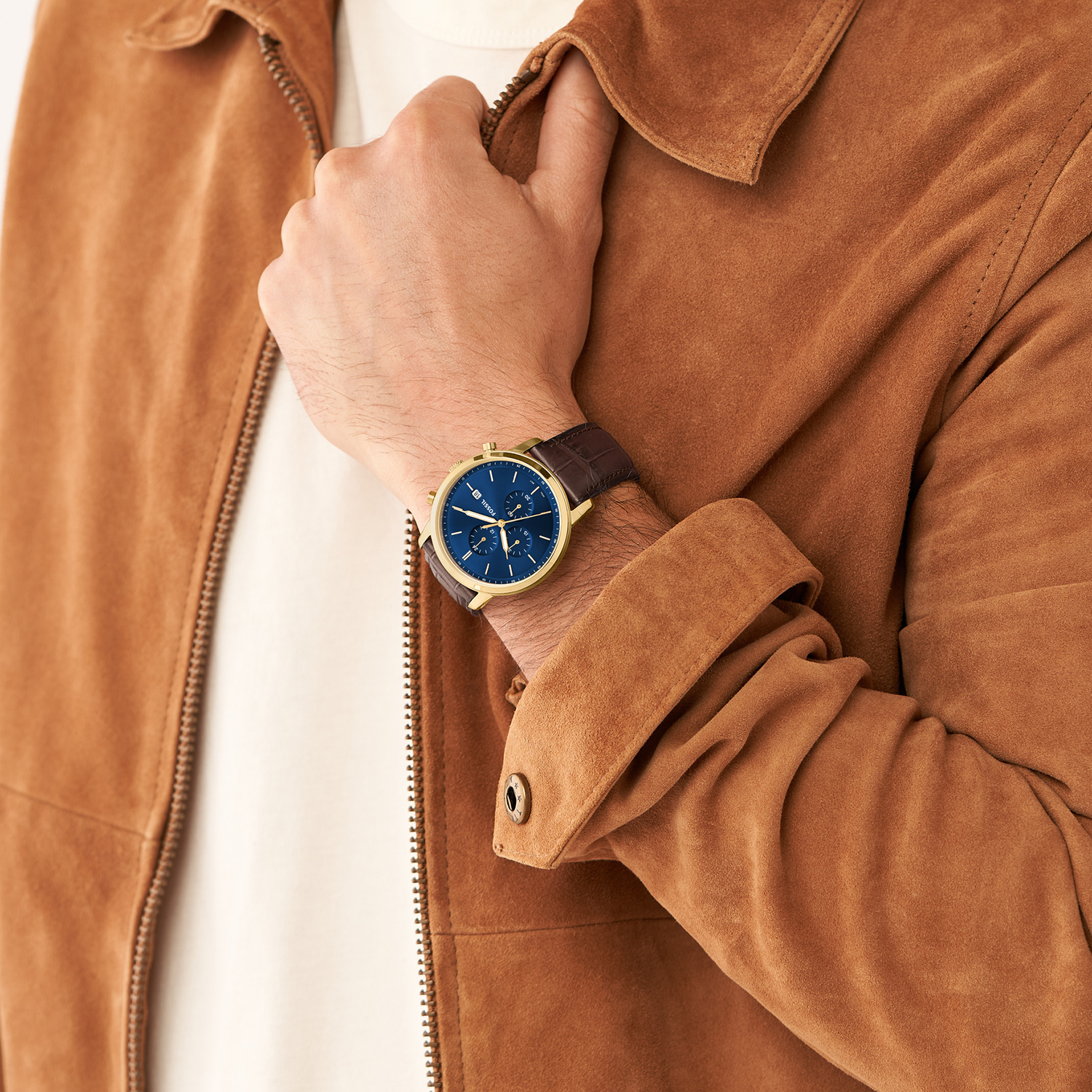 Fossil FS5942 MINIMALIST CHRONOGRAPH zegarek fashion/modowy Męskie - miniatura 4