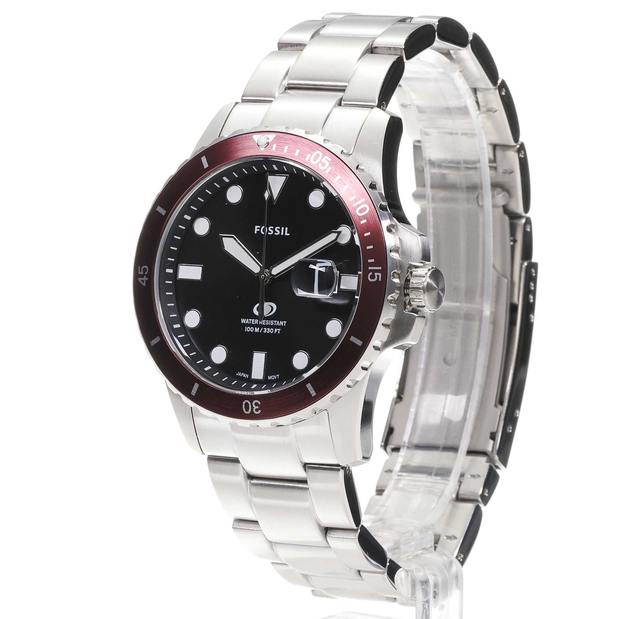 Fossil FS6013 Męskie BLUE Stainless Steel 42mm zegarek męski klasyczny mineralne - miniatura 2
