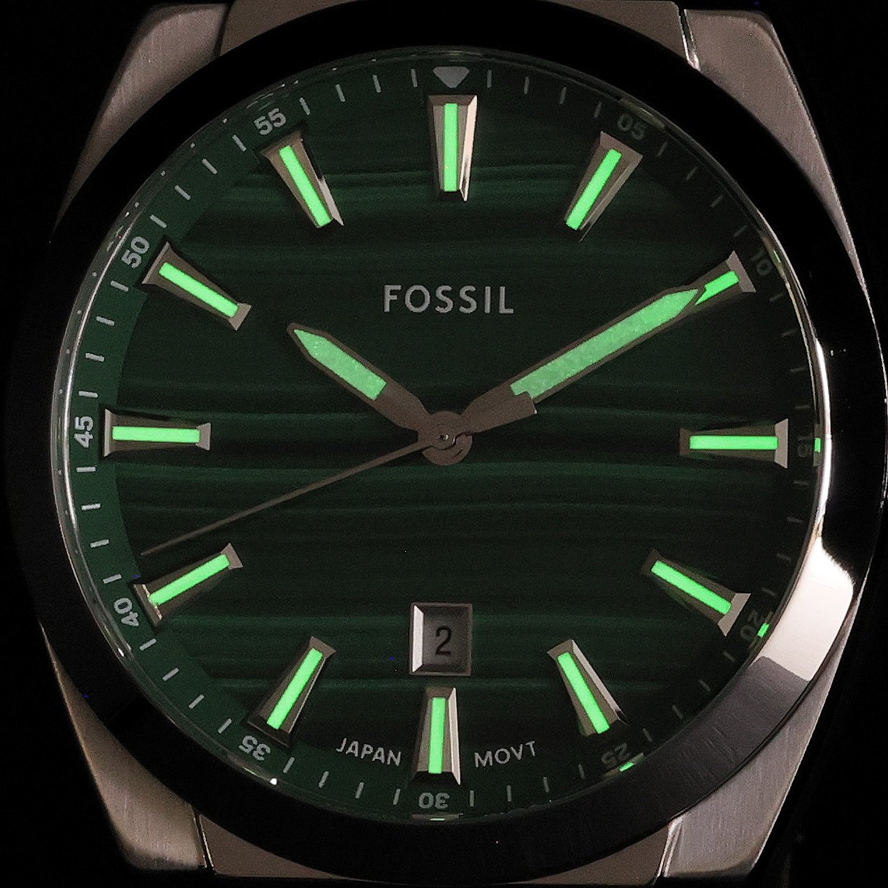Fossil FS6056 EVERETT Stainless Steel 42mm Męskie klasyczny zegarek srebrny