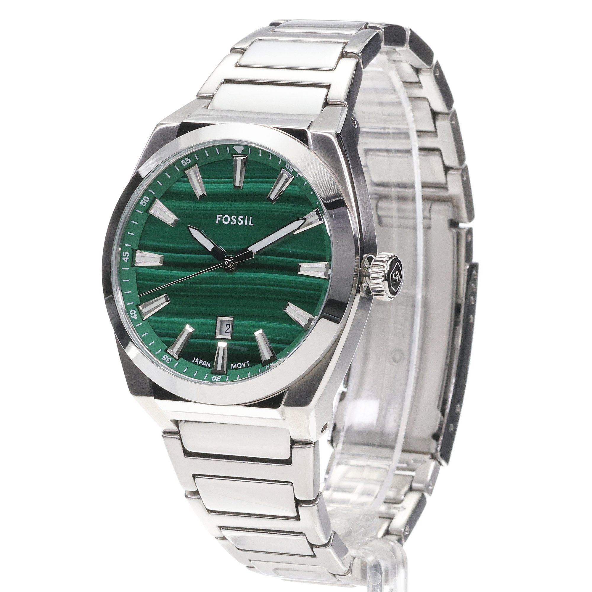 Fossil FS6056 Męskie EVERETT Stainless Steel 42mm zegarek męski klasyczny mineralne
