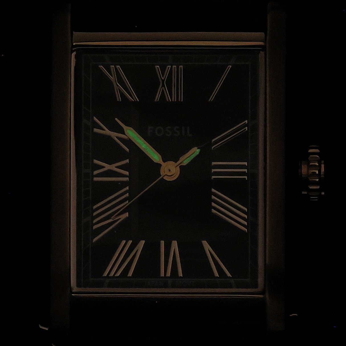 Fossil FS6091 Męskie Black Leather Strap 30mm zegarek męski klasyczny mineralne - miniatura 5