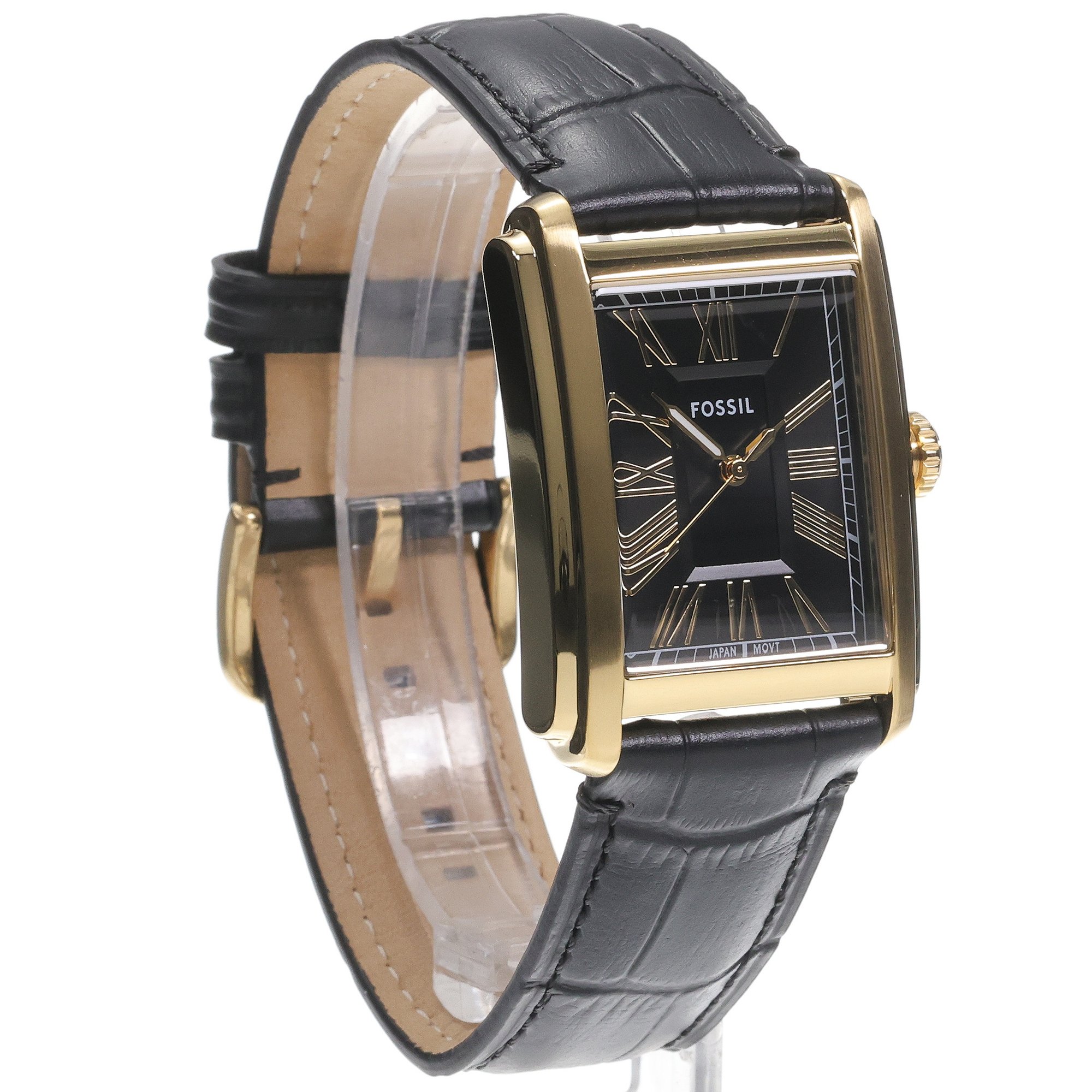 Fossil FS6091 zegarek złoty klasyczny Męskie pasek - miniatura 3