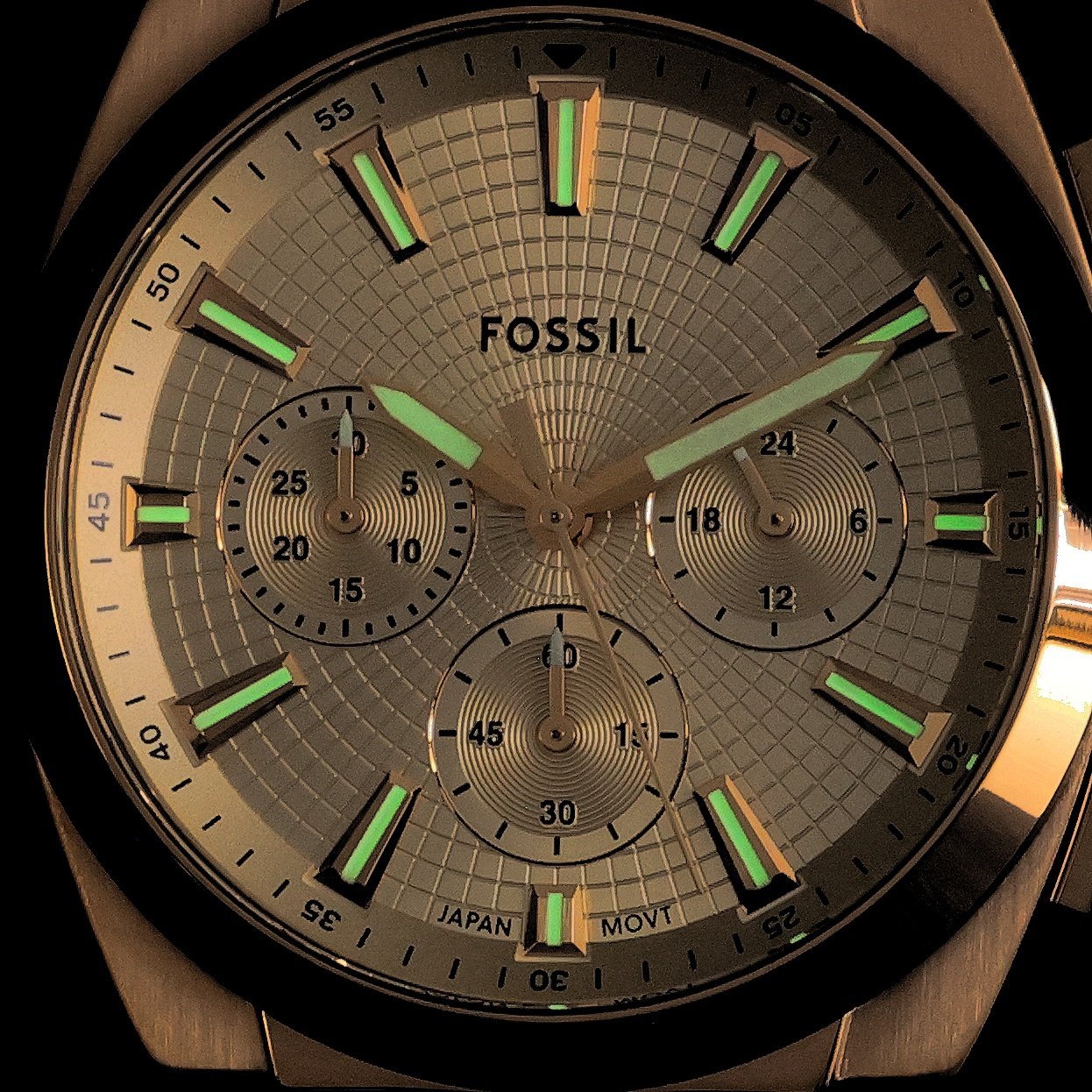 Fossil FS6119 Everett Chrono Everett sportowy zegarek złoty