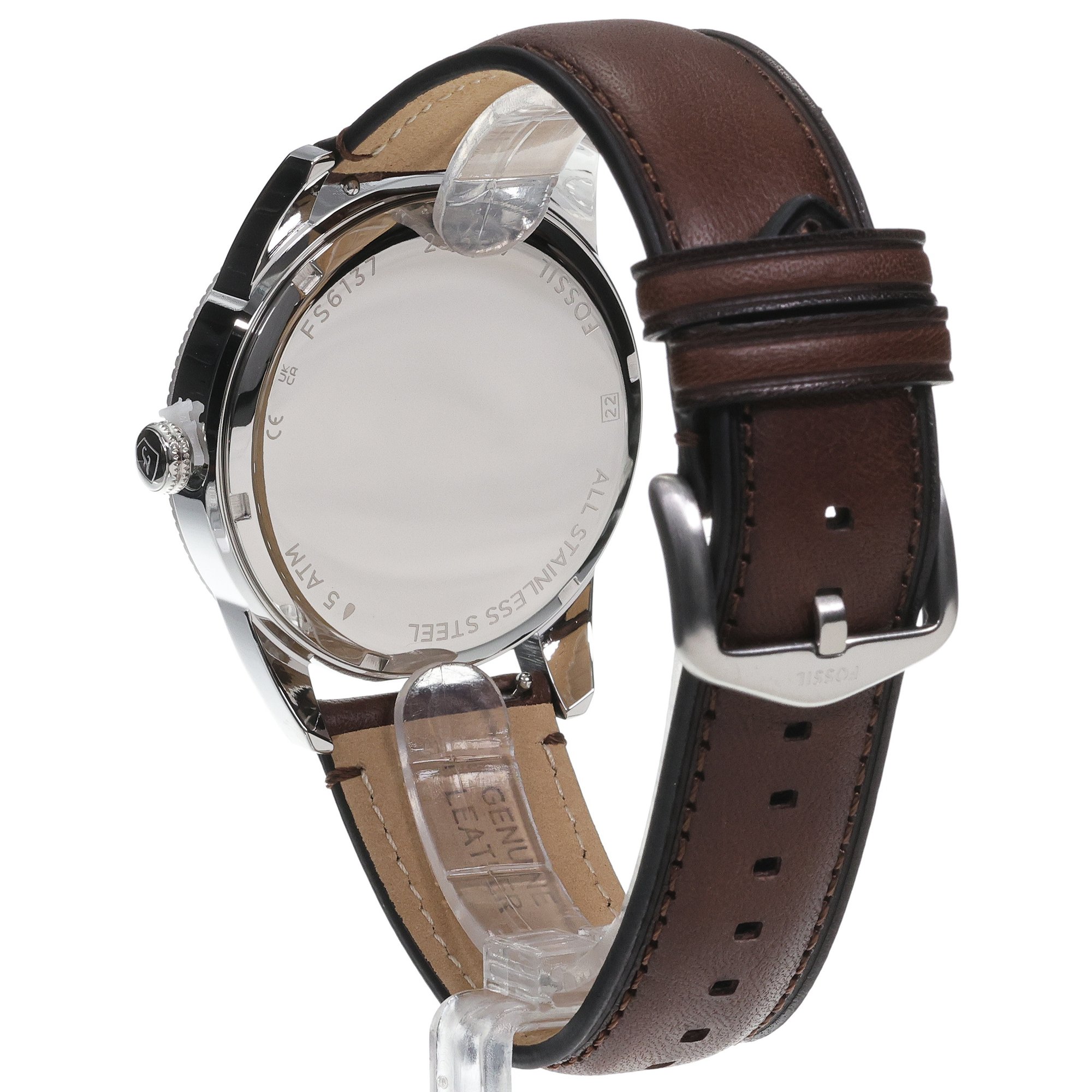 Fossil FS6137 Neutra Pearson zegarek męski klasyczny mineralne - miniatura 4