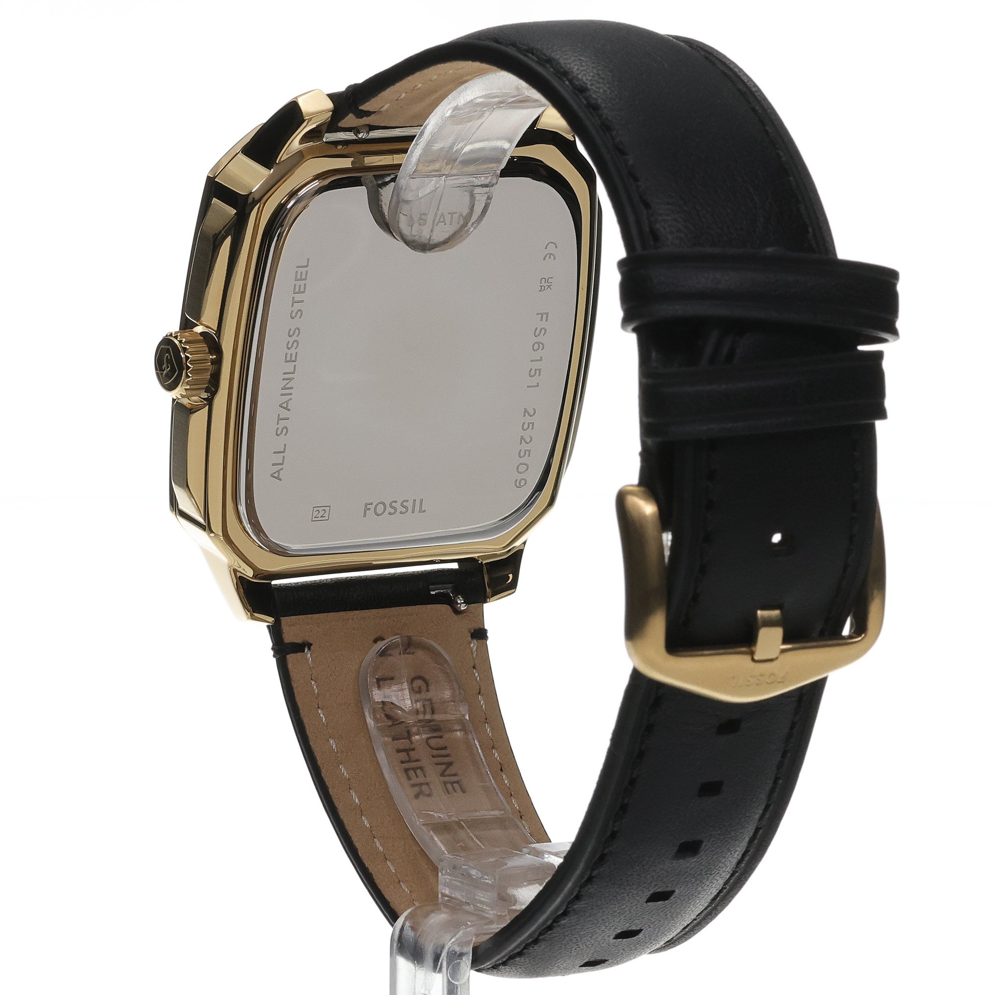 Fossil FS6151 Crosby Męskie klasyczny zegarek złoty - miniatura 4