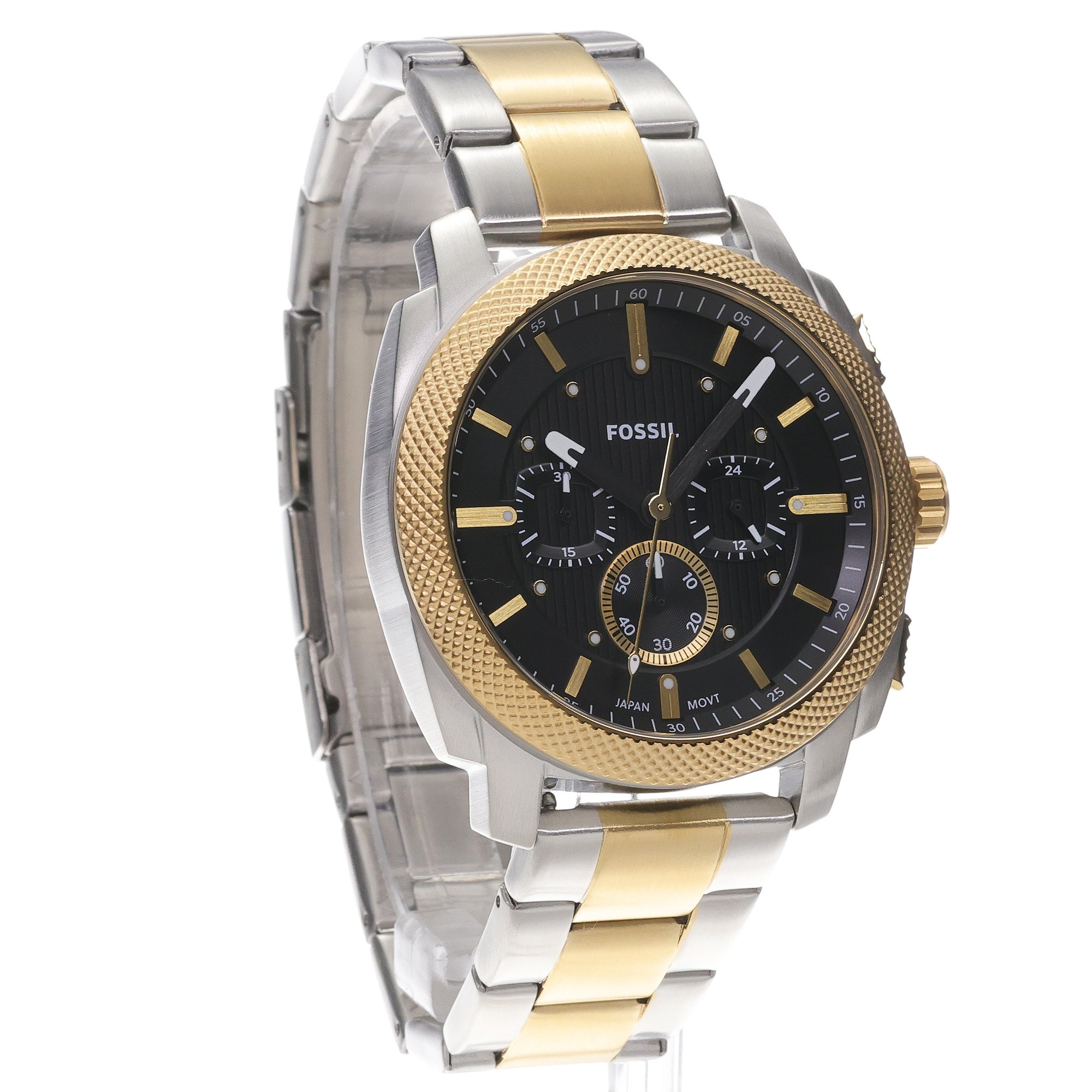 Fossil FS6159 Machine Chronograph Męskie sportowy zegarek srebrny - miniatura 3