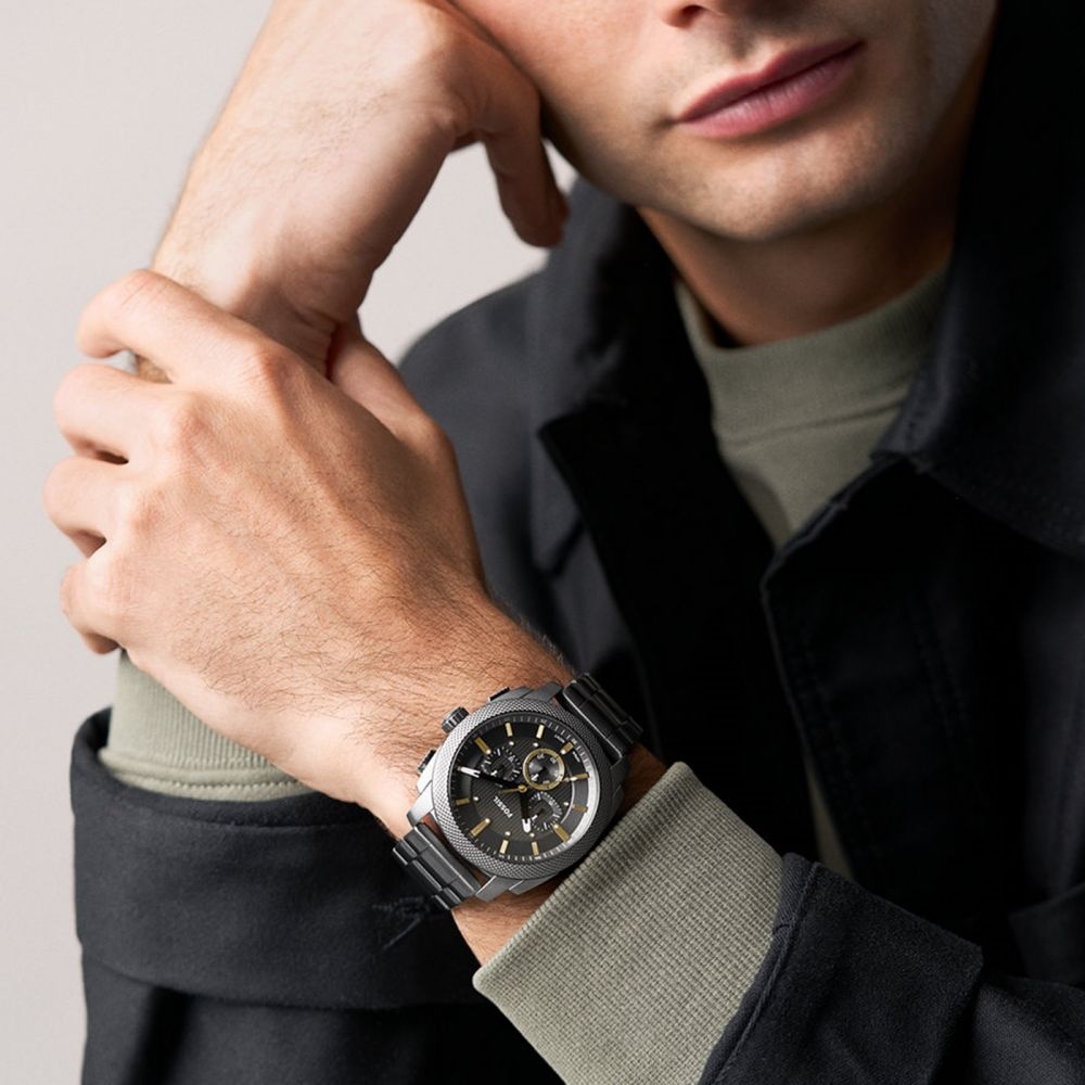 Fossil FS6160 Machine Chronograph zegarek sportowy Męskie