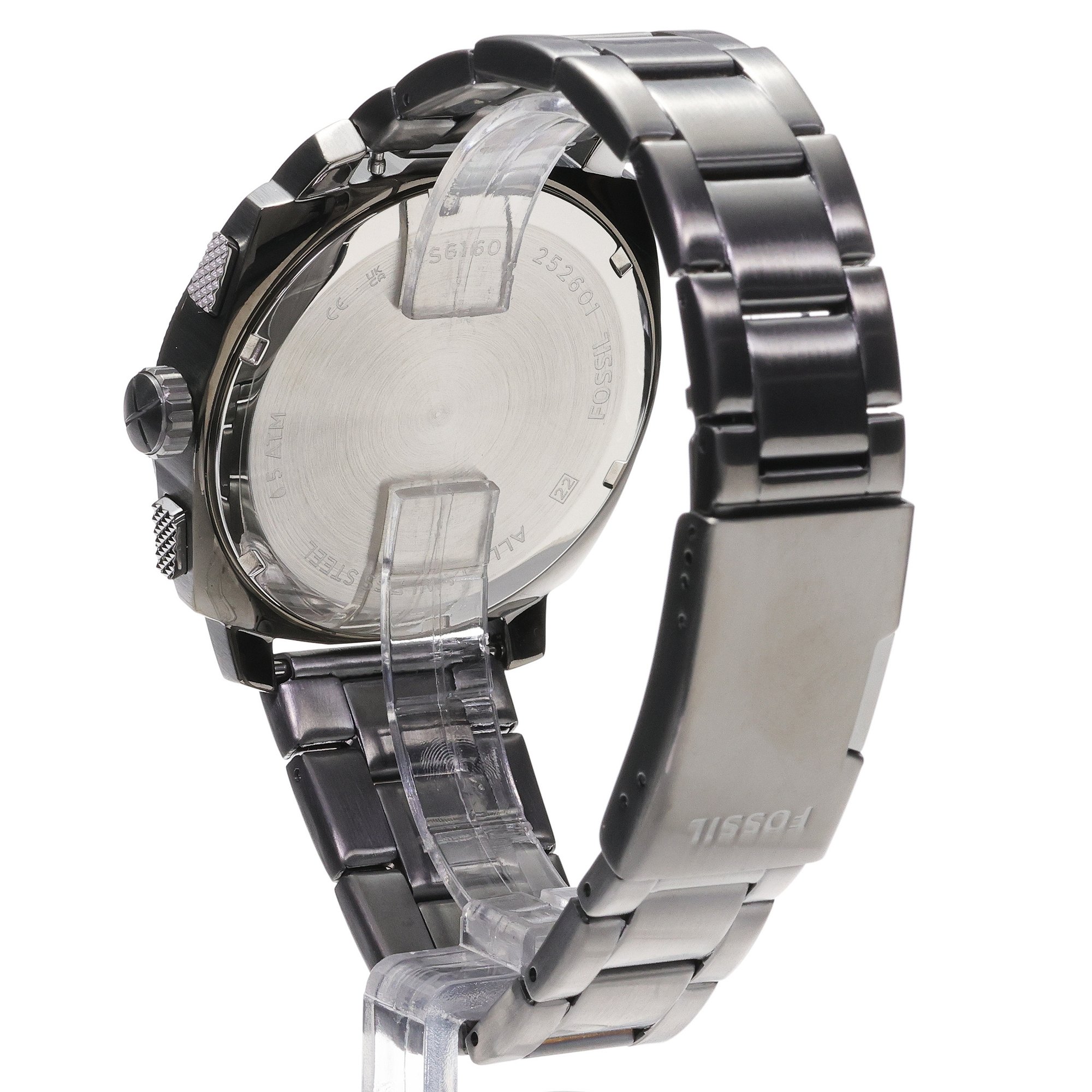 Fossil FS6160 zegarek męski Męskie szary