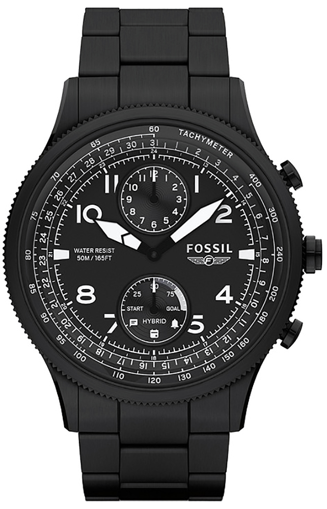 Fossil HYBRID SMARTWATCH RETRO PILOT DUAL TIME FTW1316