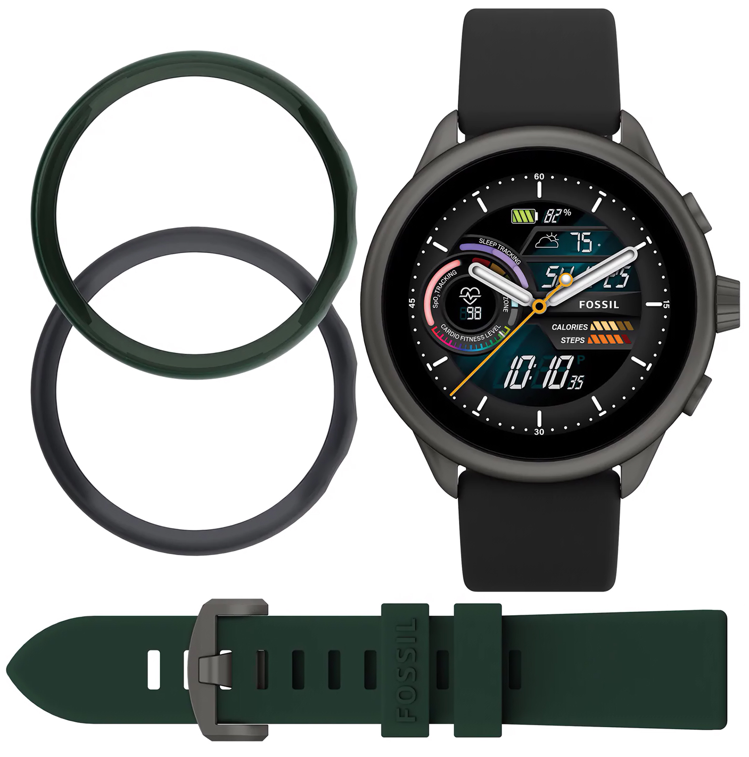 Fossil Smartwatches Gen 6 Wellness Edition Smartwatch  FTW4072SET