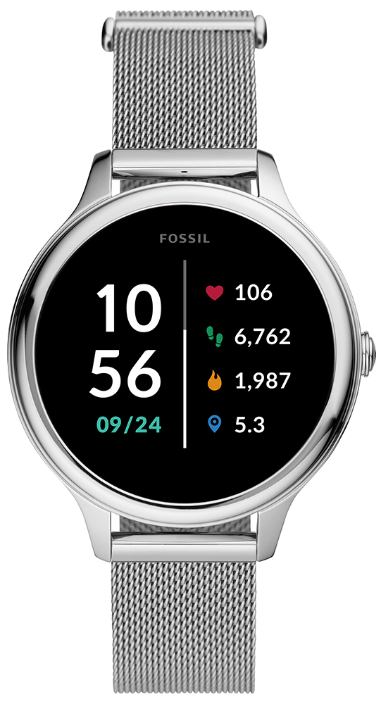 Fossil Smartwatches GEN 5E SMARTWATCH - STAINLESS STEEL MESH FTW6071