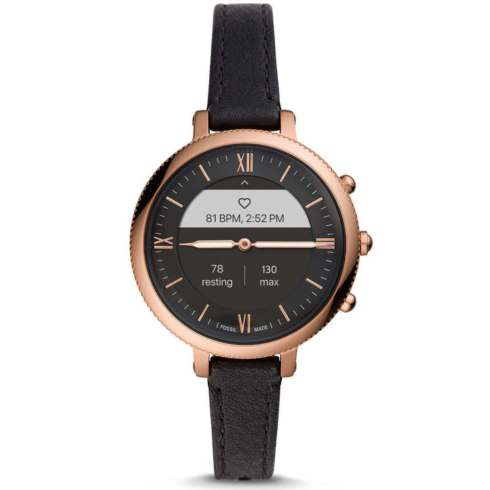 Fossil FTW7035 zegarek różowe złoto sportowy Hybrid Smartwatch pasek - miniatura 7