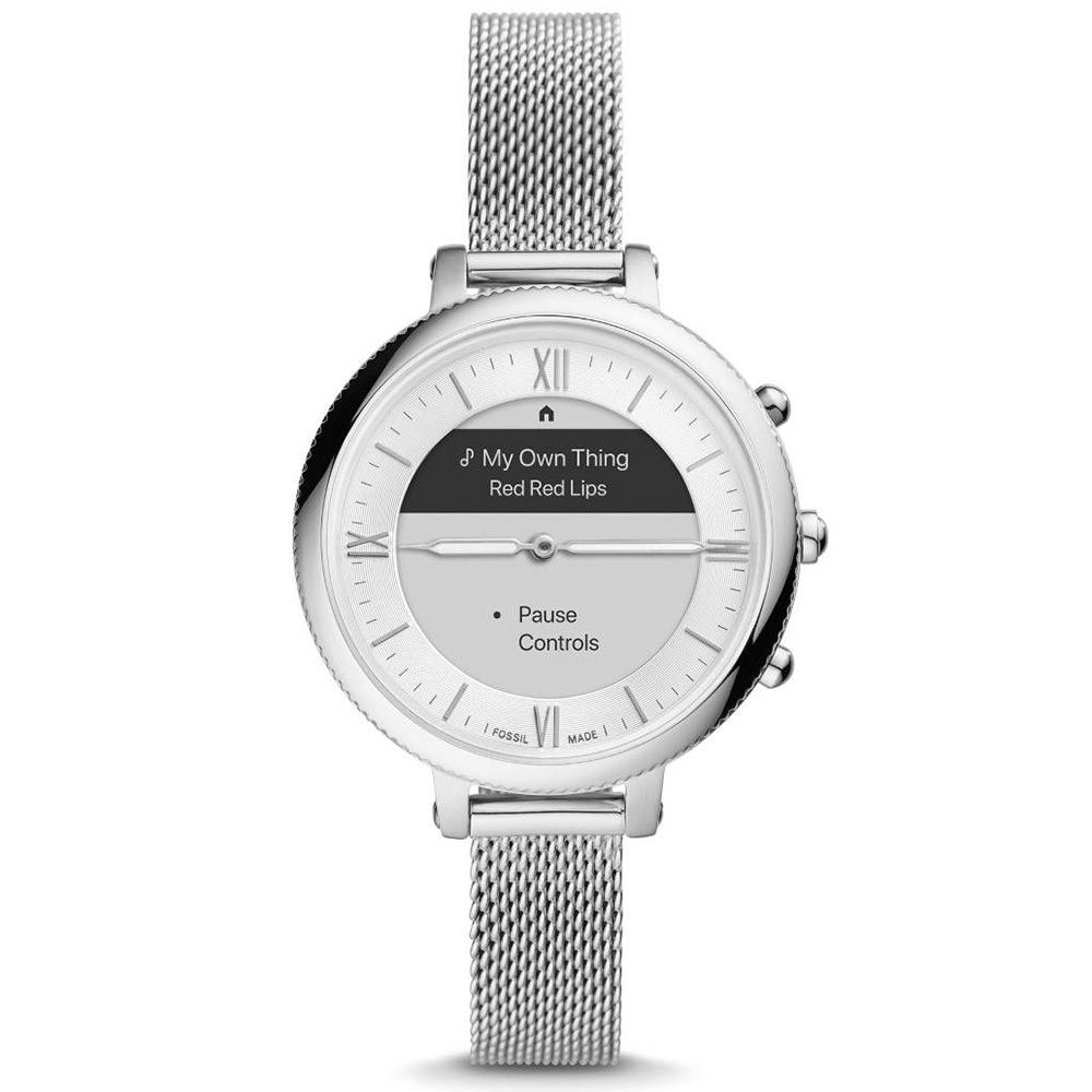 Fossil FTW7040 zegarek srebrny sportowy Hybrid Smartwatch bransoleta - miniatura 7