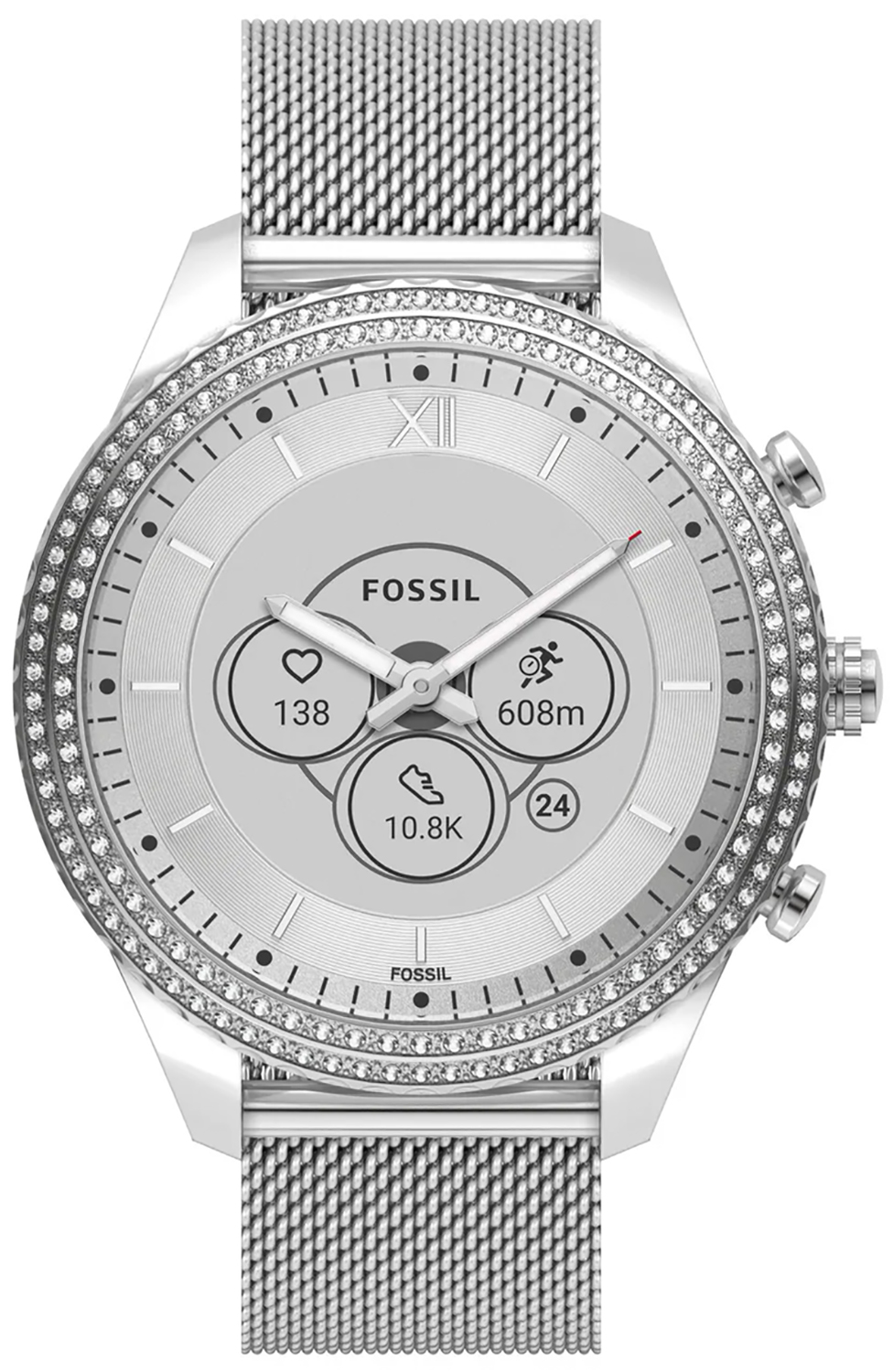 Fossil Smartwatches GEN 6 HYBRID SMARTWATCH - STELLA SILVER FTW7066