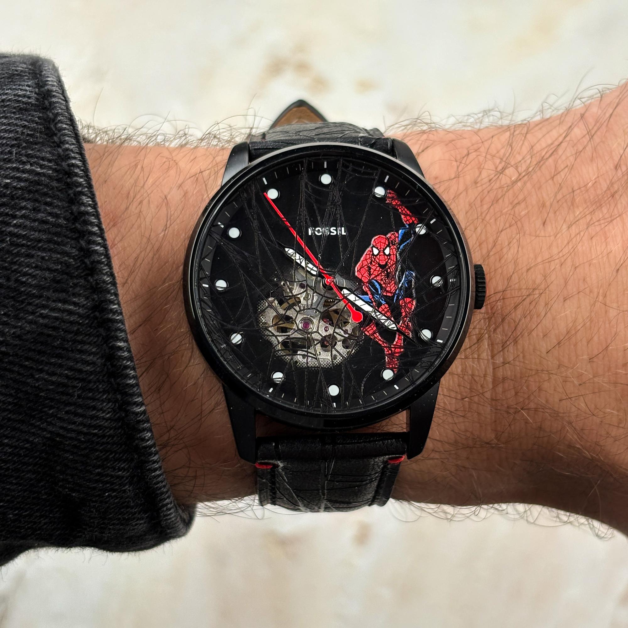 Fossil LE1247SET Fossil Marvel x Fossil Limited-Edition Spider-Man Automatic pasek - miniatura 16