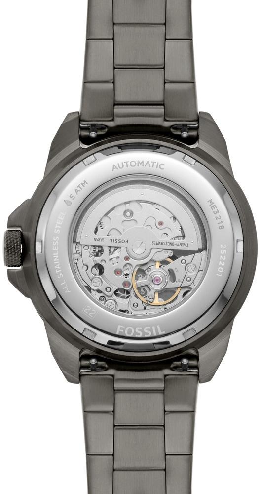 Fossil ME3218 Bronson BRONSON AUTOMATIC Stainless Steel 44mm zegarek męski klasyczny mineralne - miniatura 4