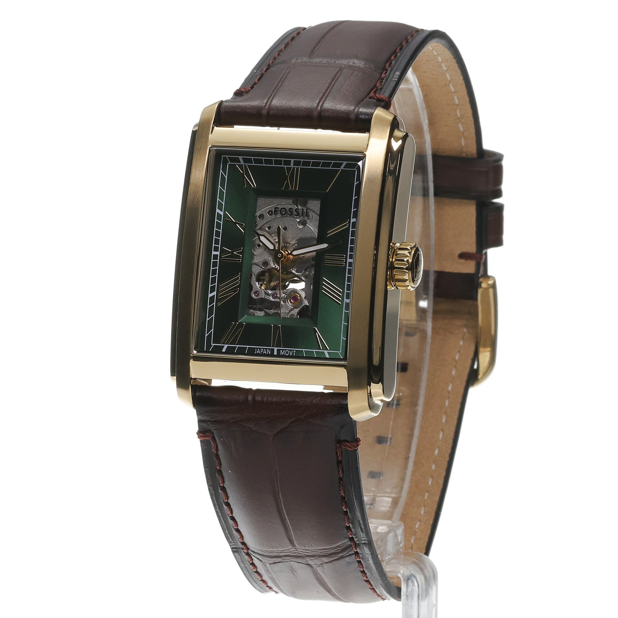 Fossil ME3271 CARRAWAY AUTOMATIC Męskie klasyczny zegarek złoty