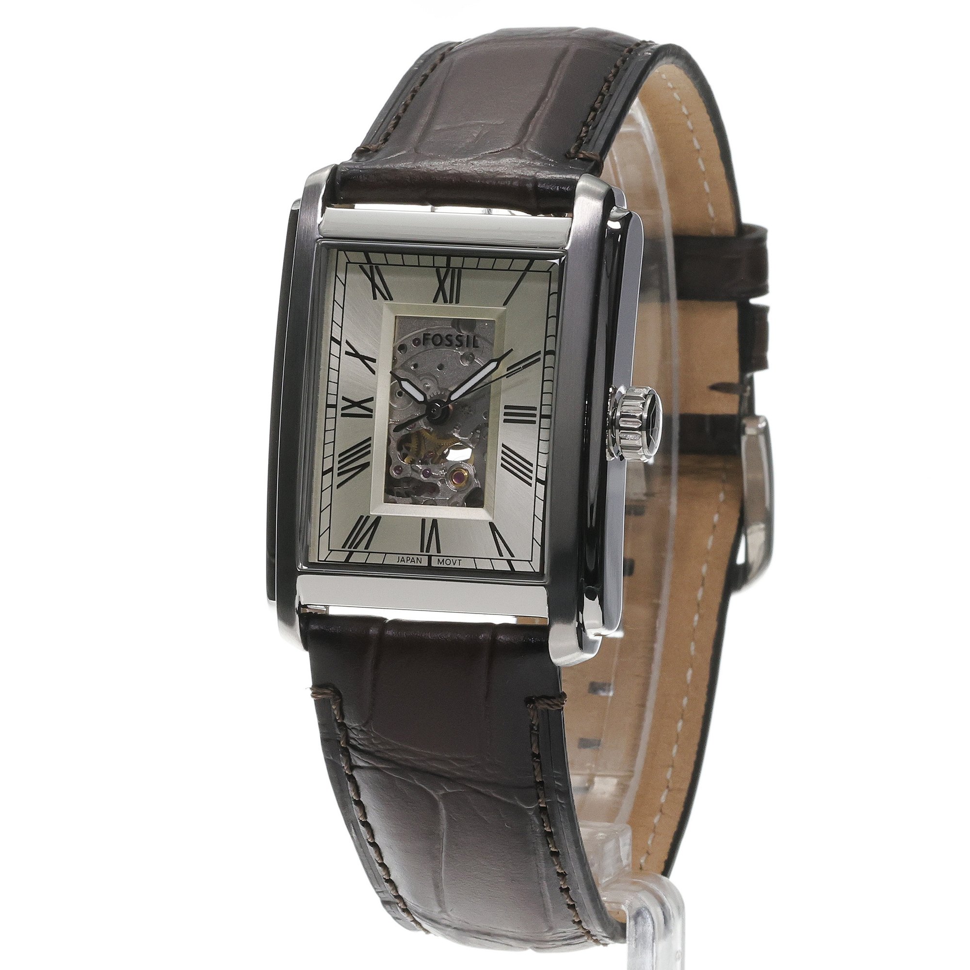 Fossil ME3272 CARRAWAY AUTOMATIC Męskie klasyczny zegarek srebrny - miniatura 2