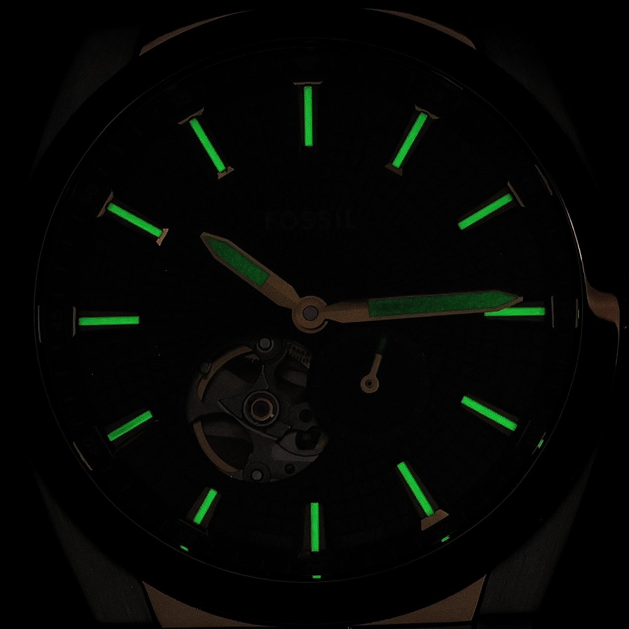Fossil ME3275 EVERETT AUTOMATIC Męskie klasyczny zegarek srebrny