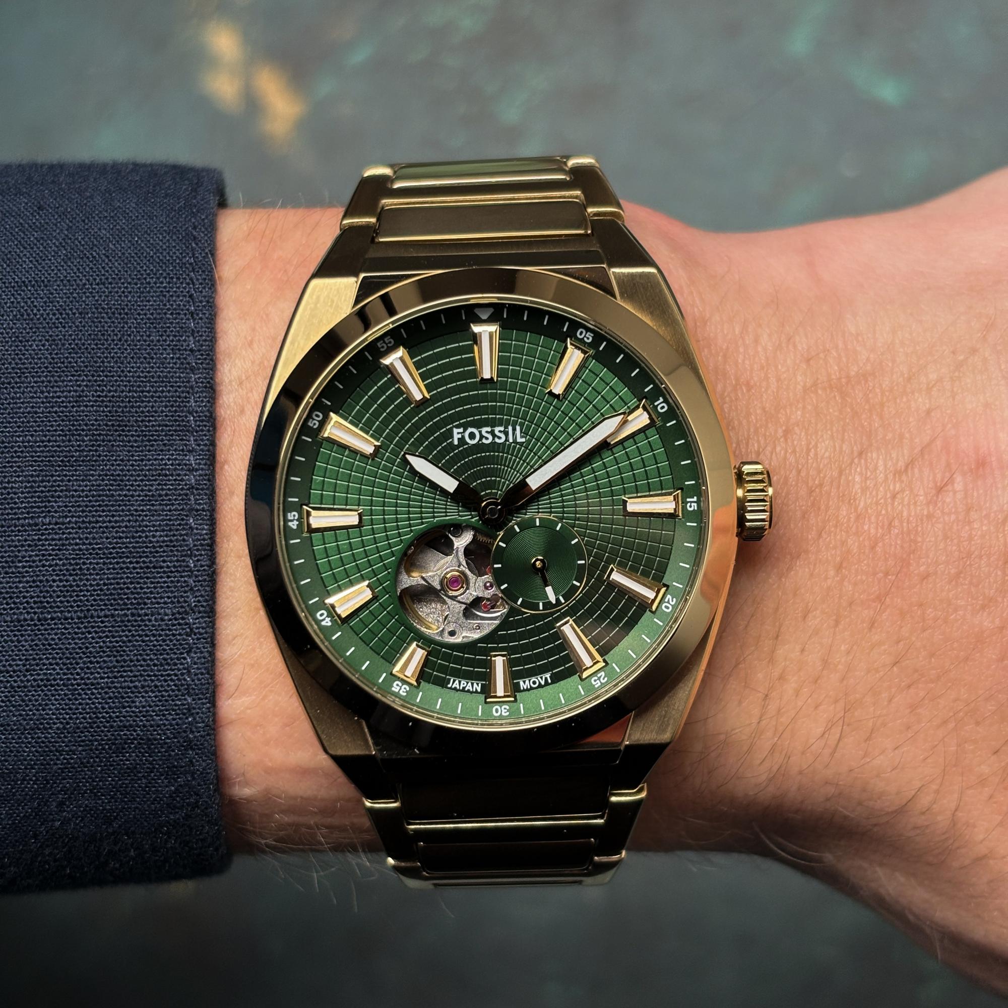 Fossil ME3276 zegarek męski klasyczny Męskie bransoleta