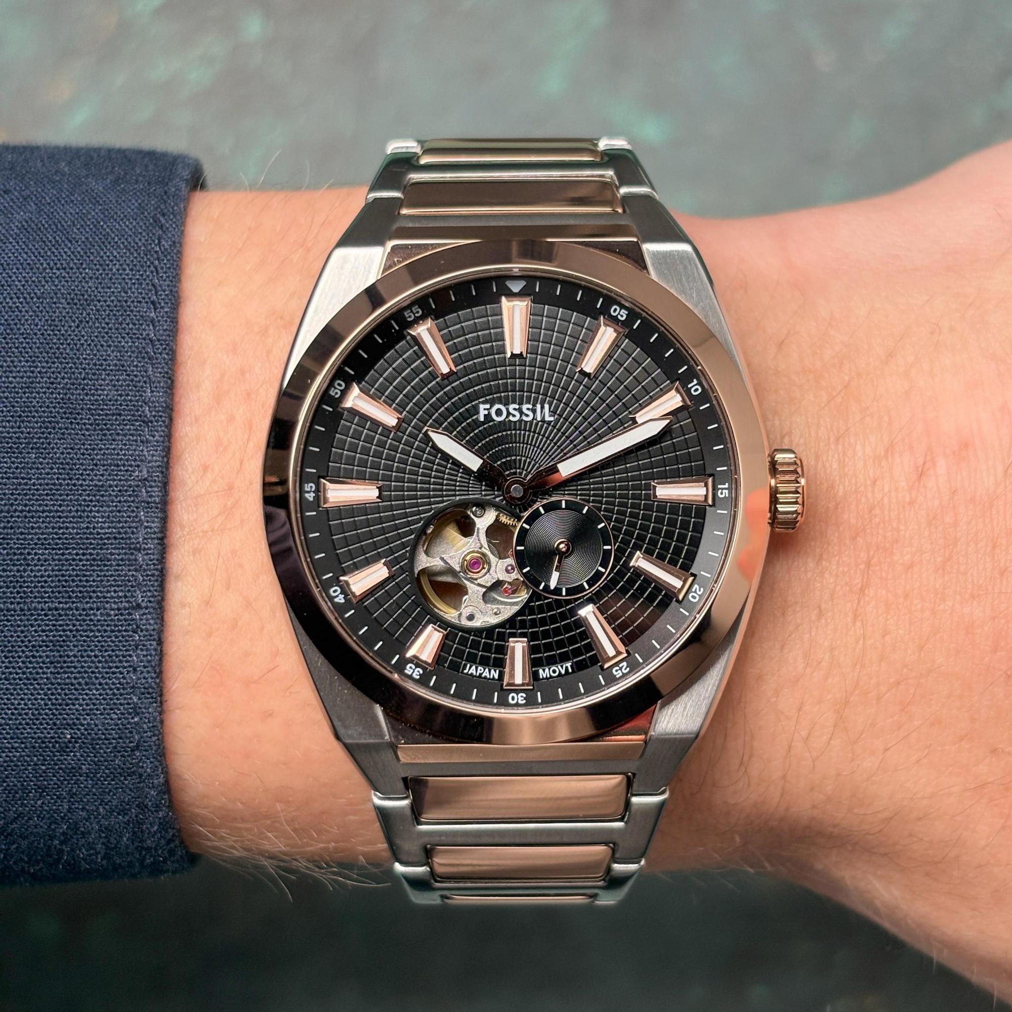 Fossil ME3277 zegarek męski klasyczny Męskie bransoleta