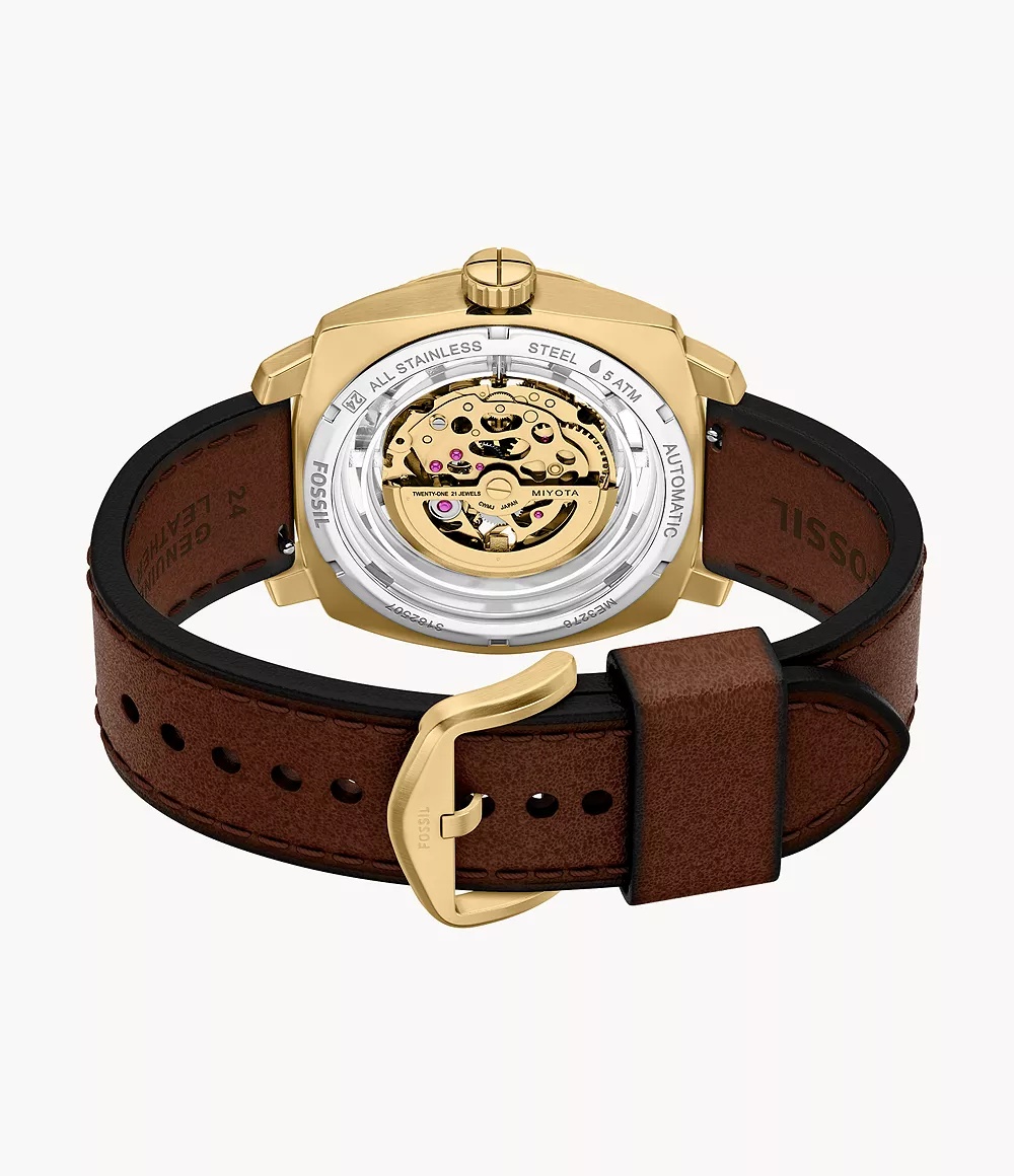 Fossil ME3278 zegarek złoty klasyczny Męskie pasek - miniatura 10