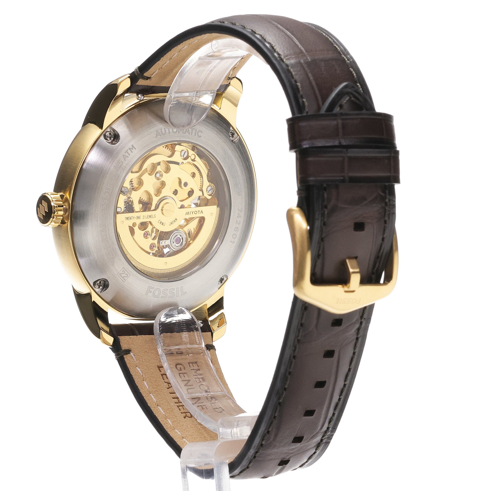 Fossil ME3279 zegarek męski Męskie złoty